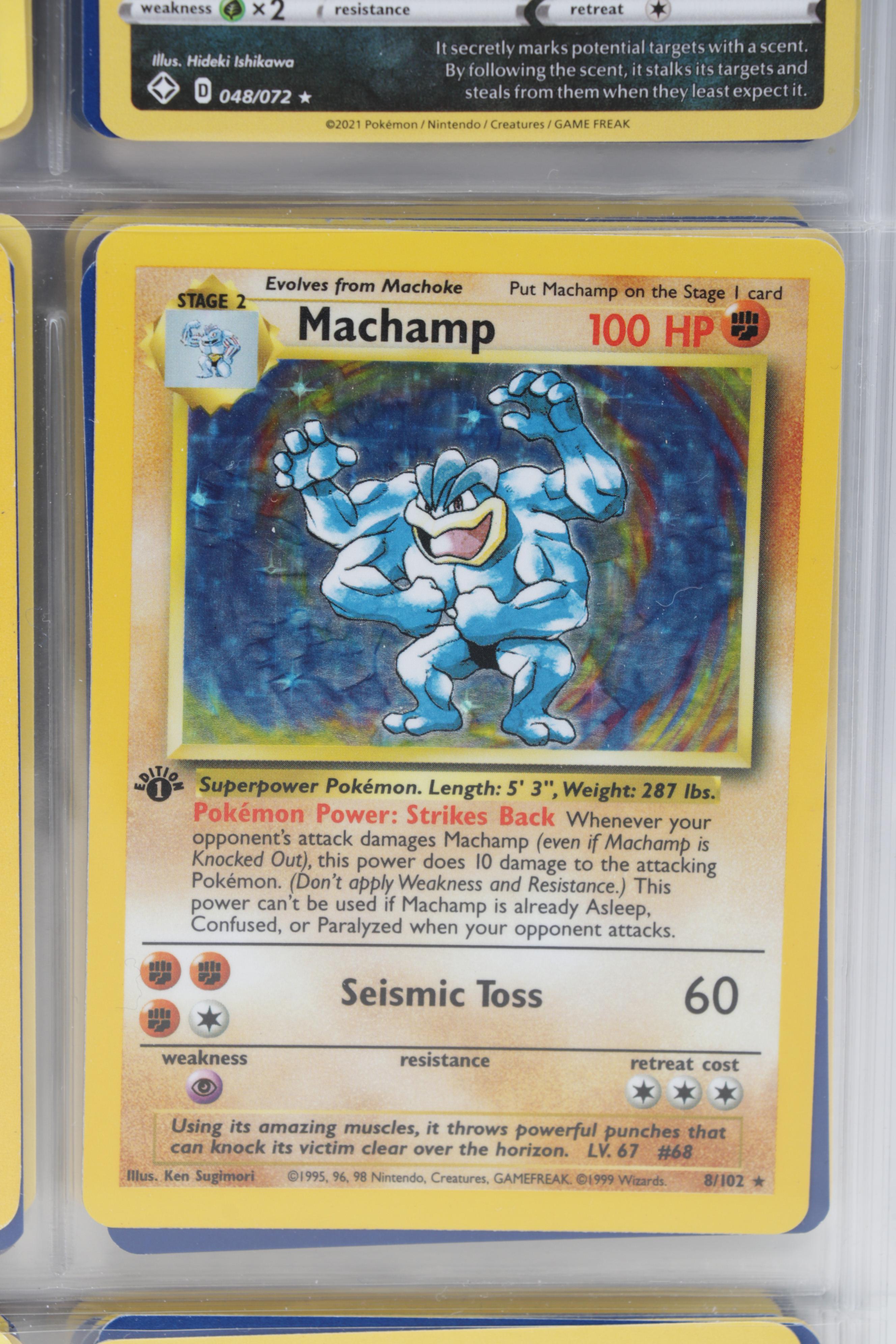 Pokémon First Edition "Erika's Weepinbell" and More Trading Cards