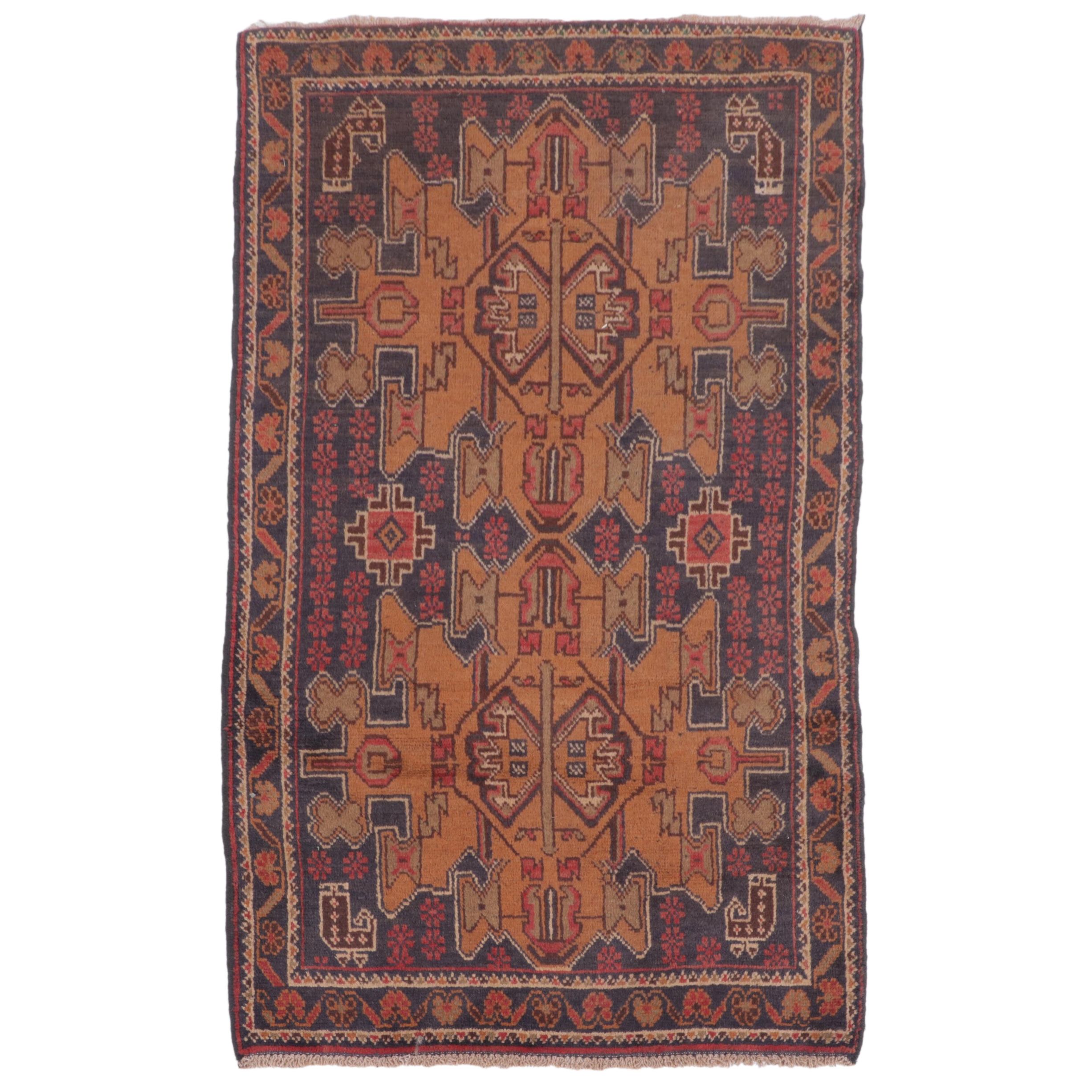 2'10 x 4'9 Hand-Knotted Afghan Taimani Accent Rug
