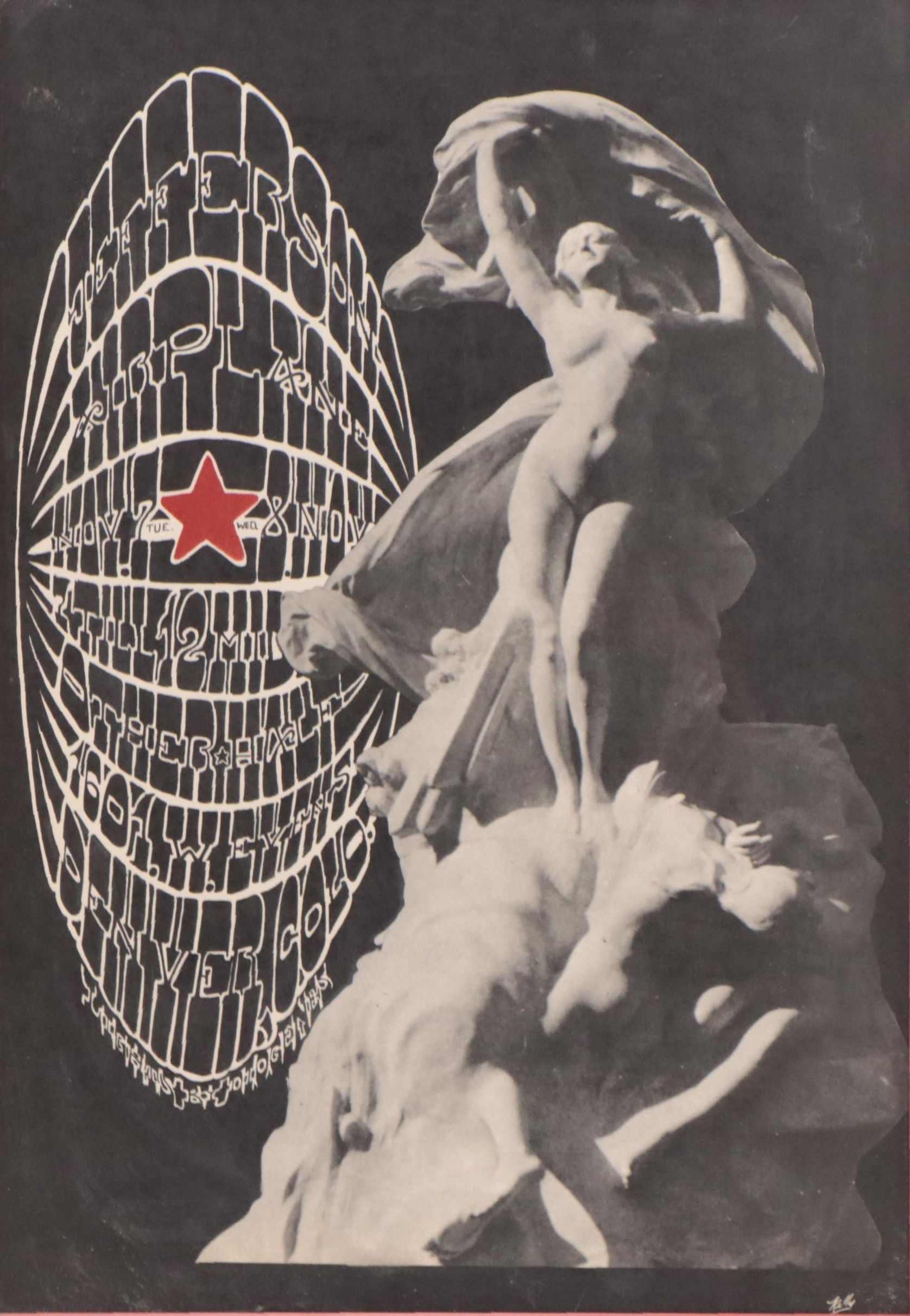 Color Lithograph Concert Poster After Alton Kelley