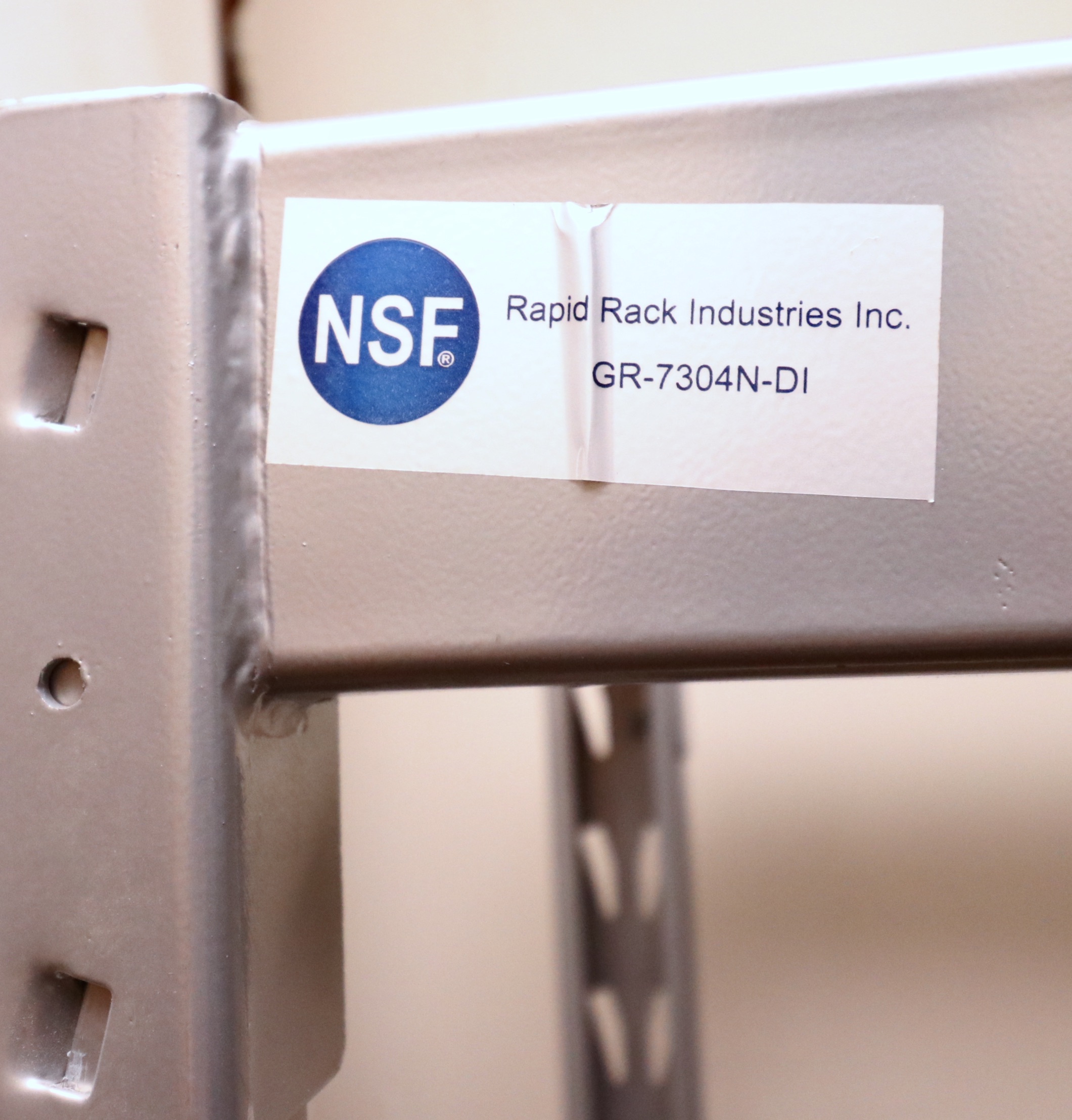 Four Rapid Rack Industries Heavy Duty Metal Shelving Units