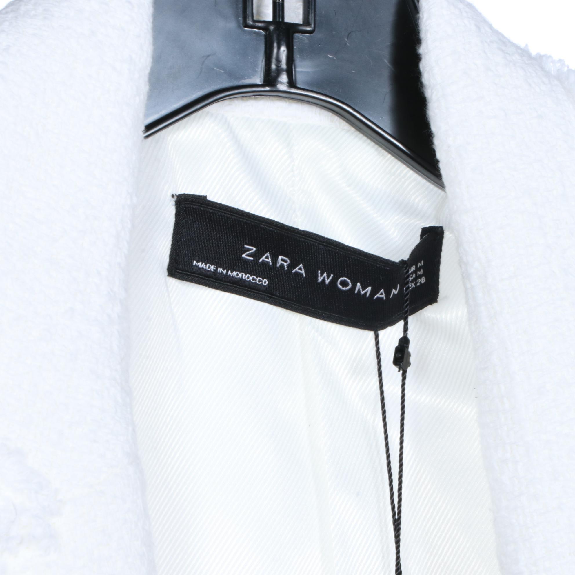 Zara Woman Crop Jacket, Jacket with Bow Neck, and Tuxedo Jacket in Velvet, NWT