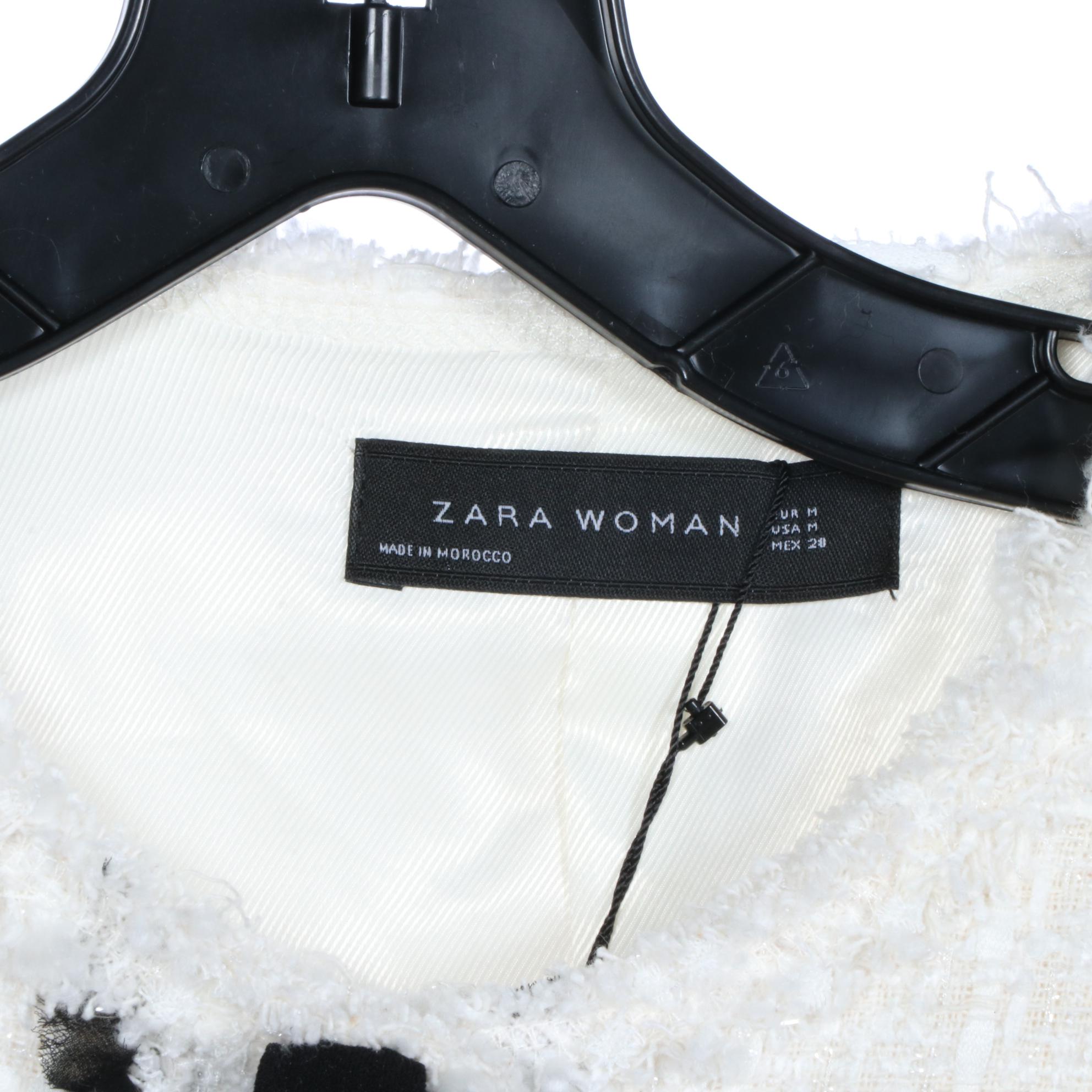 Zara Woman Crop Jacket, Jacket with Bow Neck, and Tuxedo Jacket in Velvet, NWT