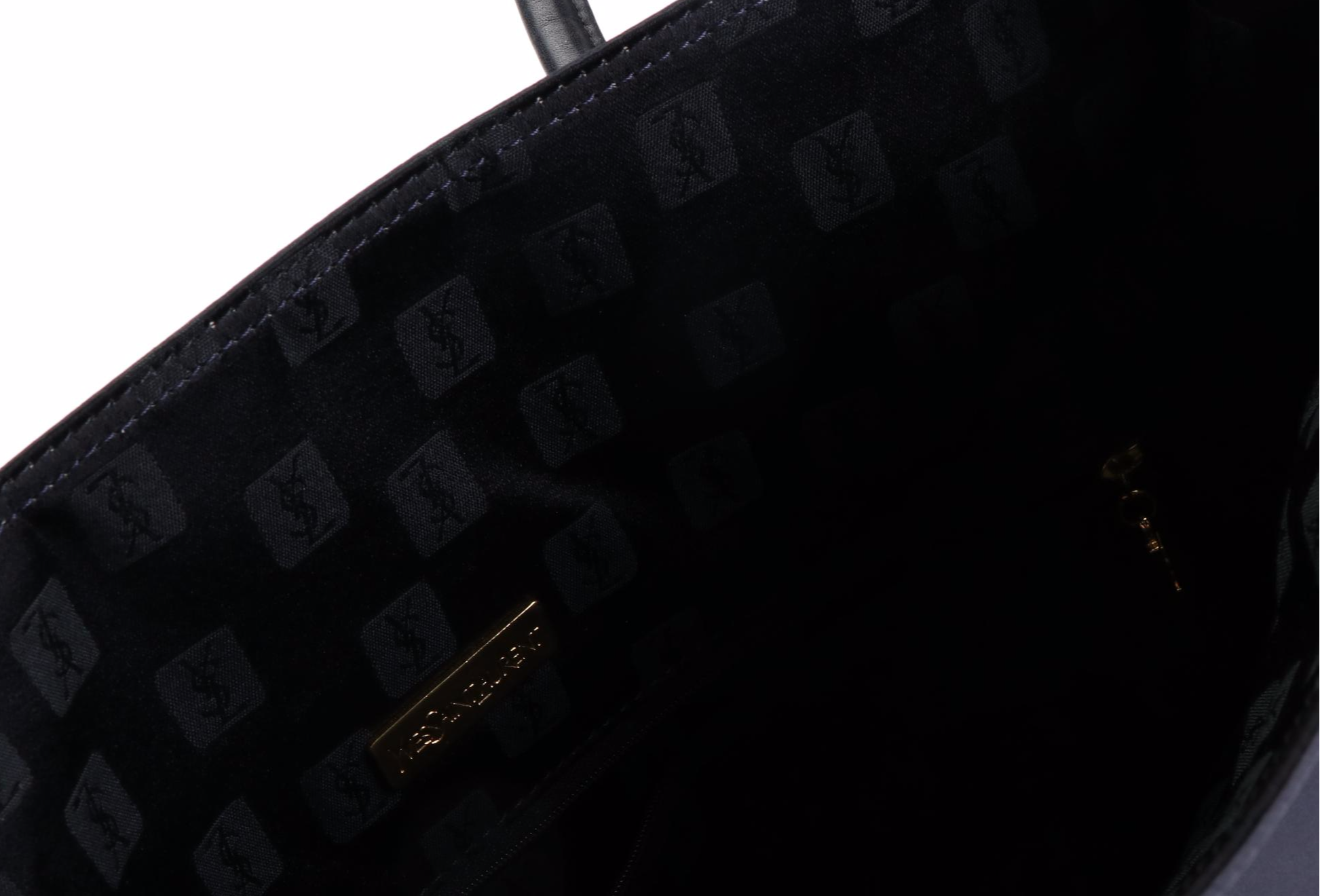 Yves Saint Laurent Shoulder Tote in Nylon and Leather