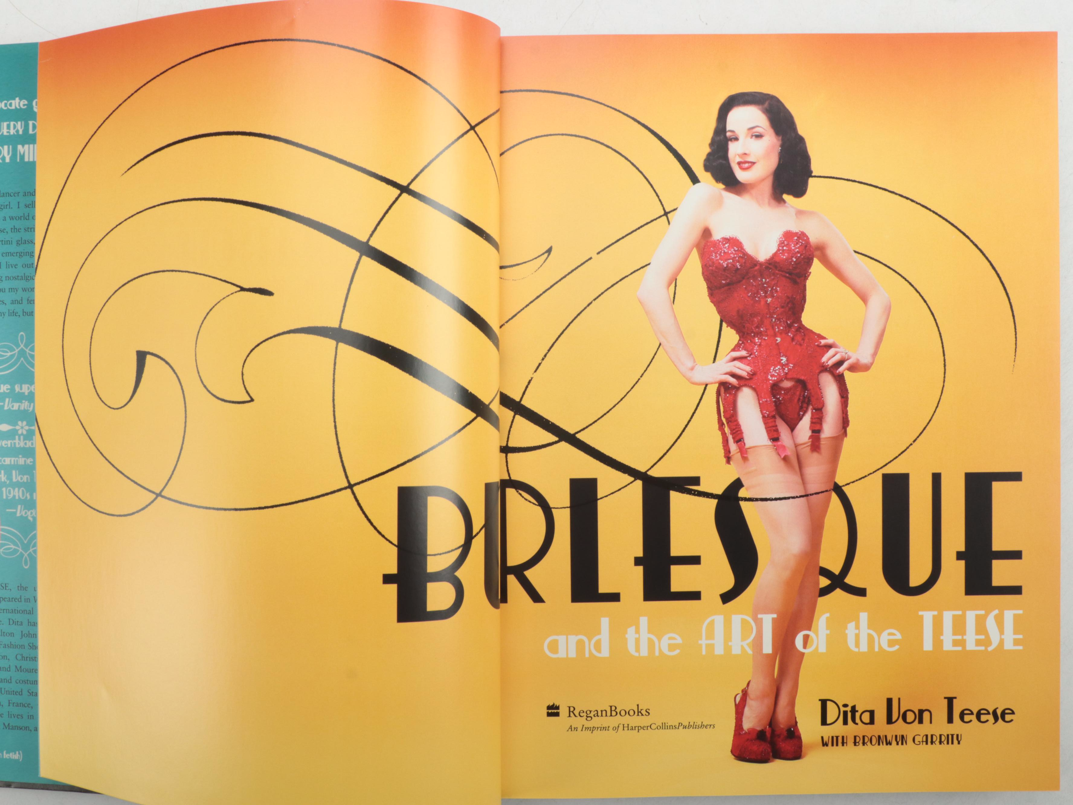 First Edition "Burlesque and the Art of Teese" by Dita Von Teese and More