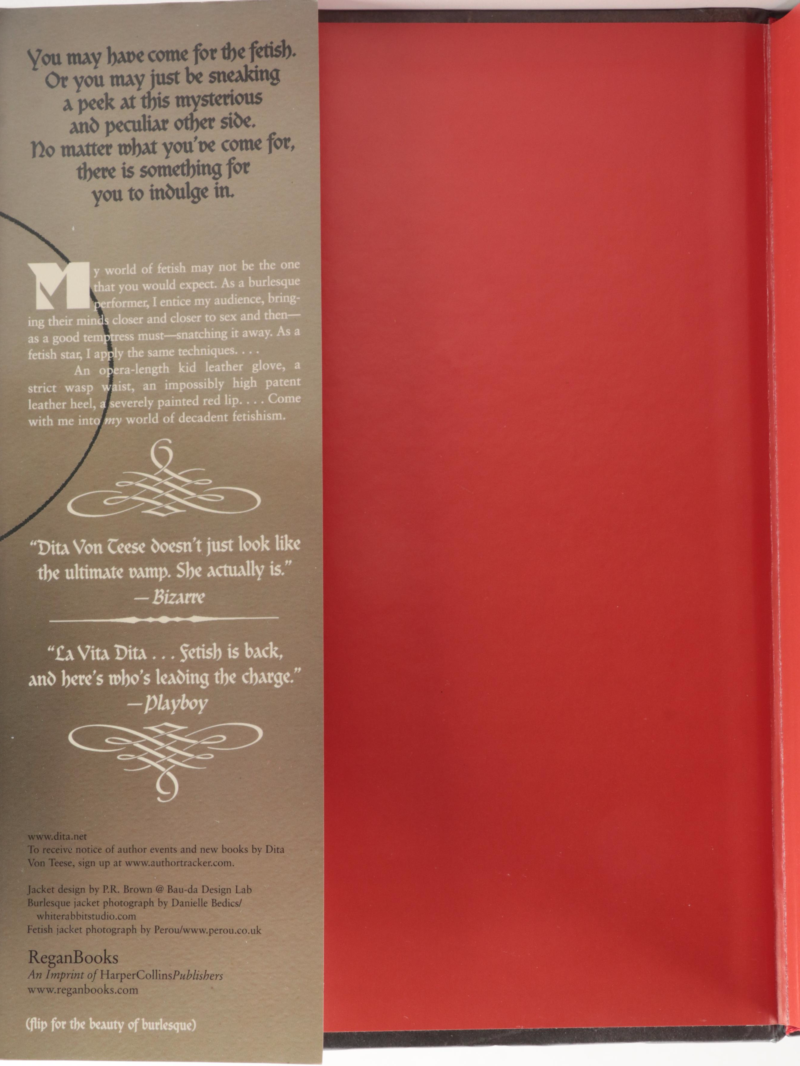 First Edition "Burlesque and the Art of Teese" by Dita Von Teese and More