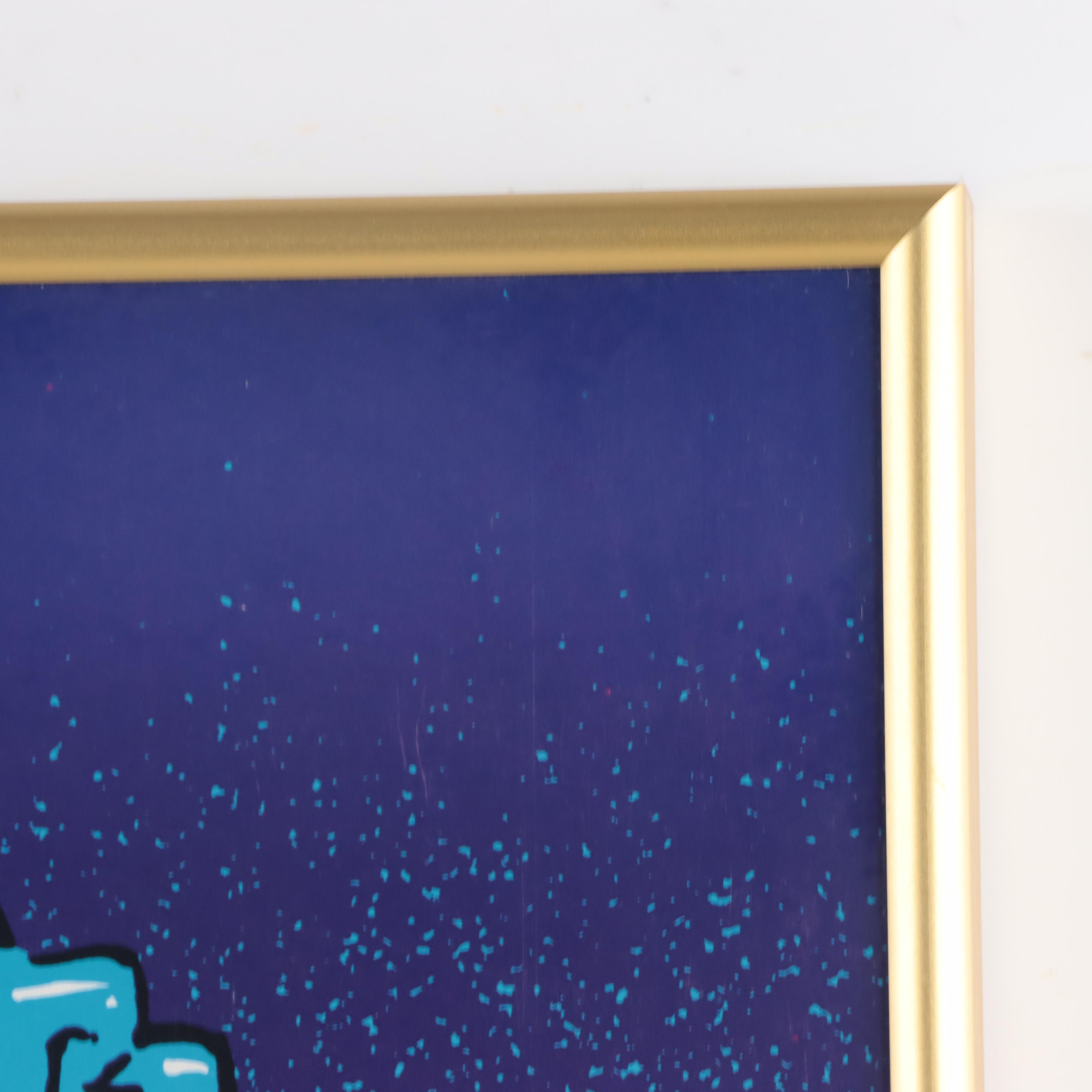 Dance Concert and Art Exhibition Lithograph Poster After "Big Five"