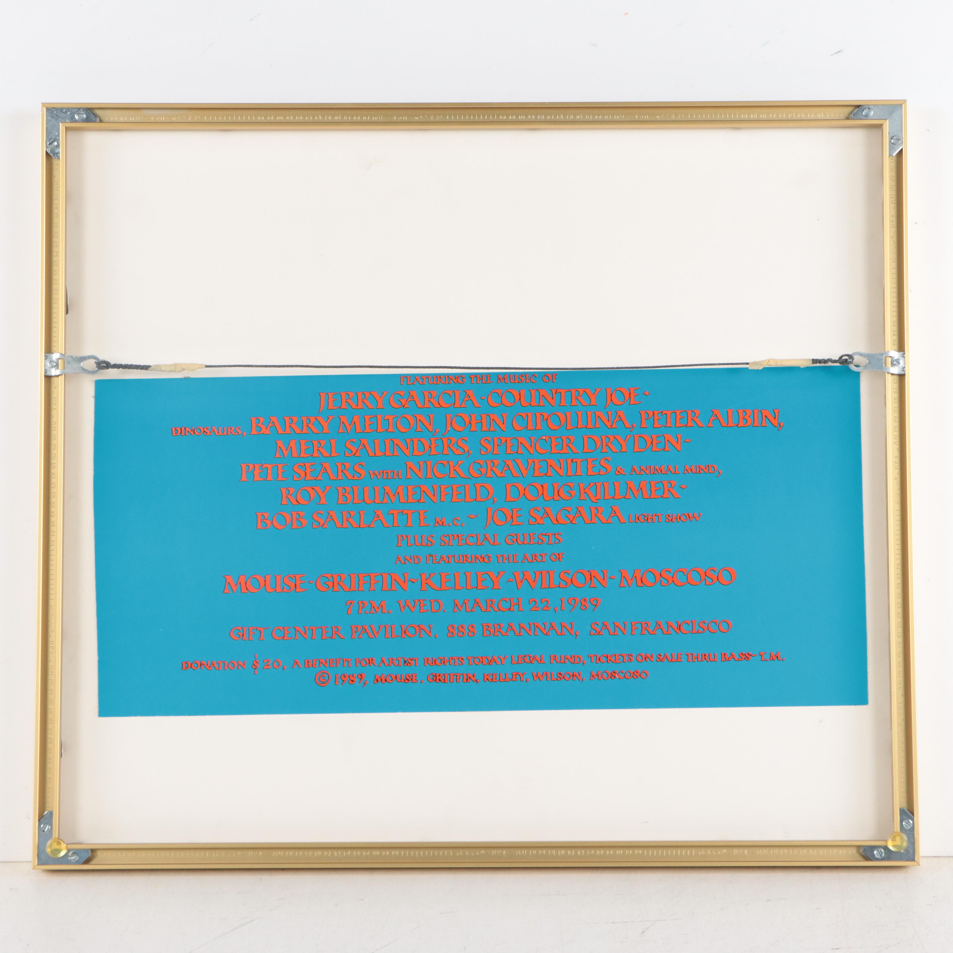 Dance Concert and Art Exhibition Lithograph Poster After "Big Five"