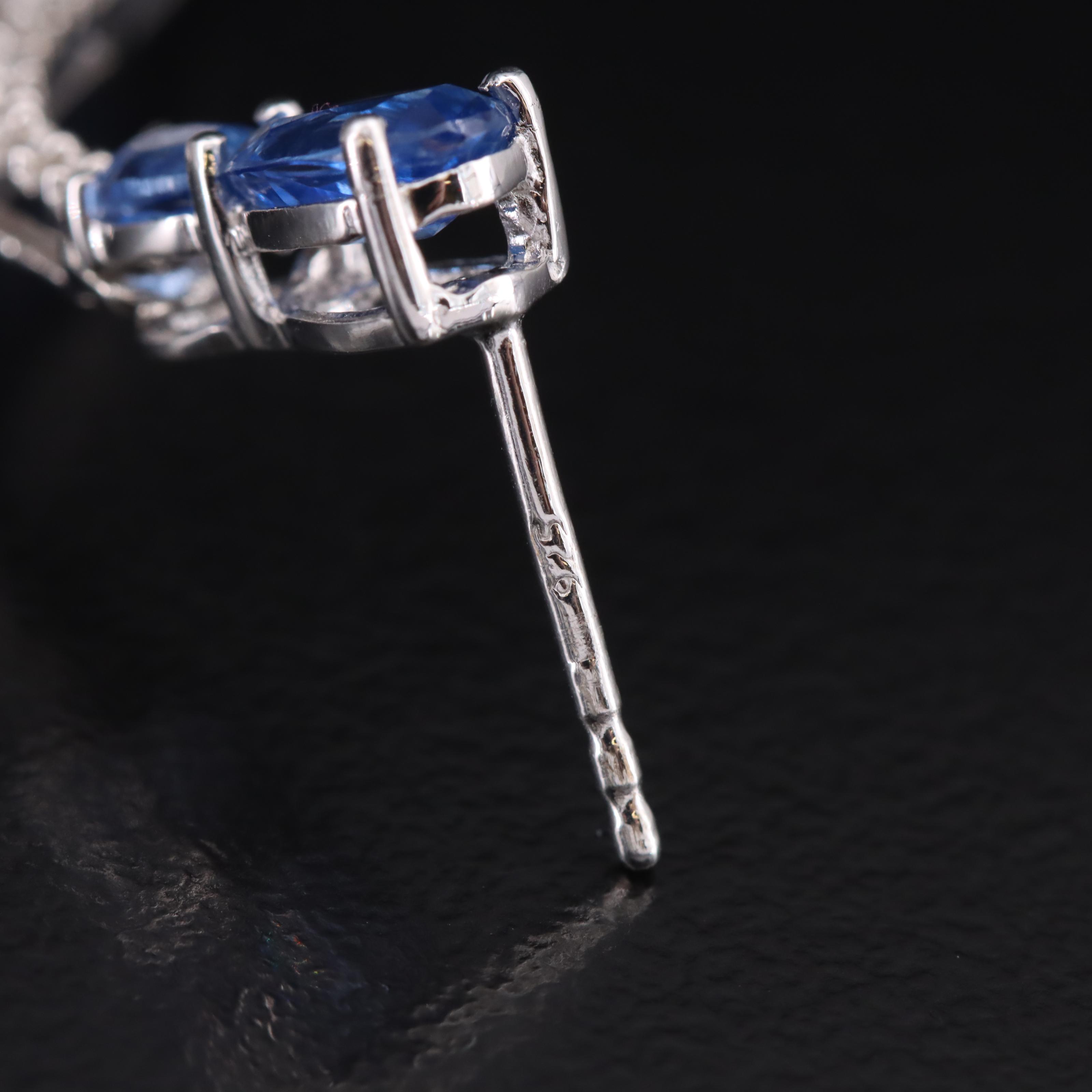 Sterling Earrings and Ring Including Amethyst and Kyanite