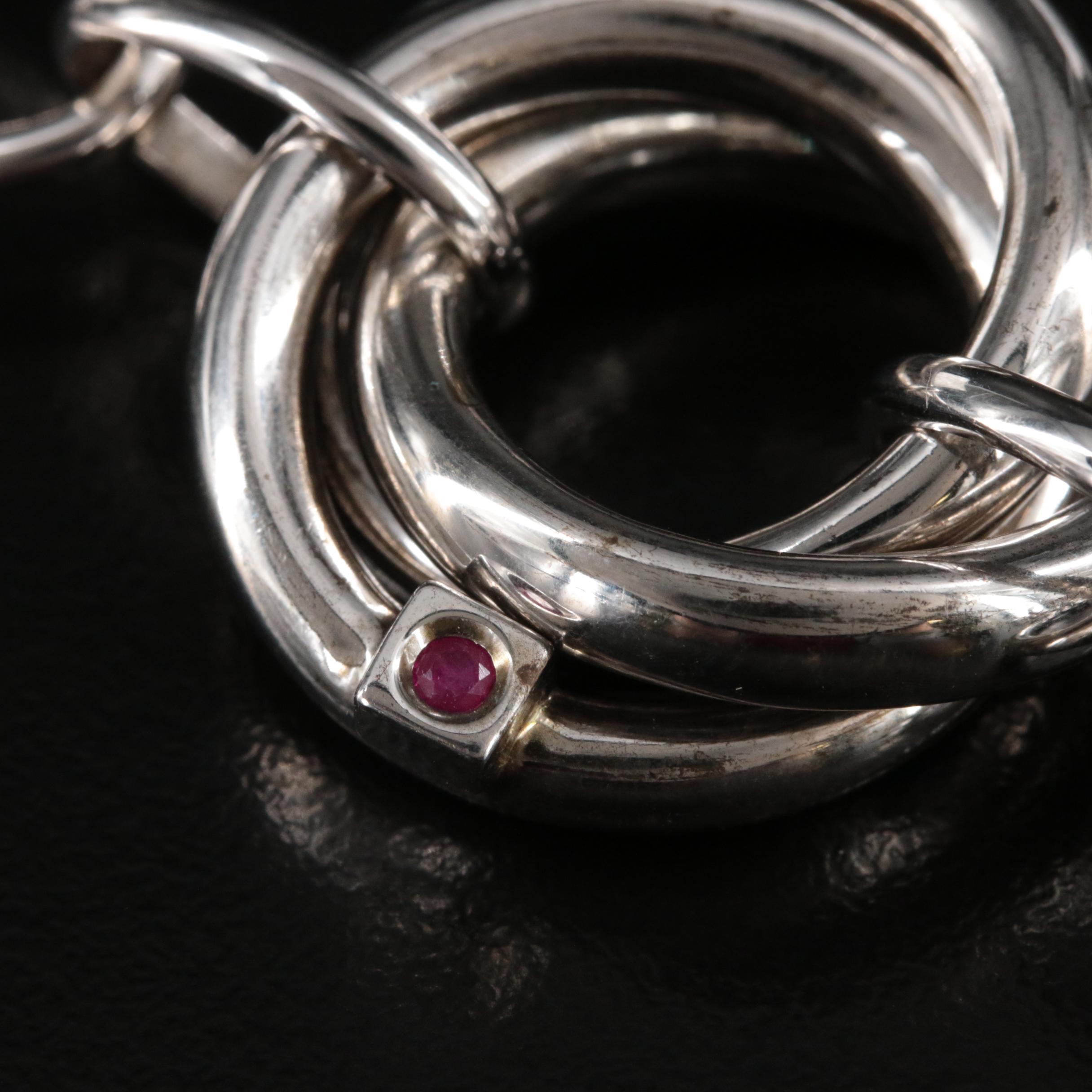 Sterling Ruby Love Knot Bracelet