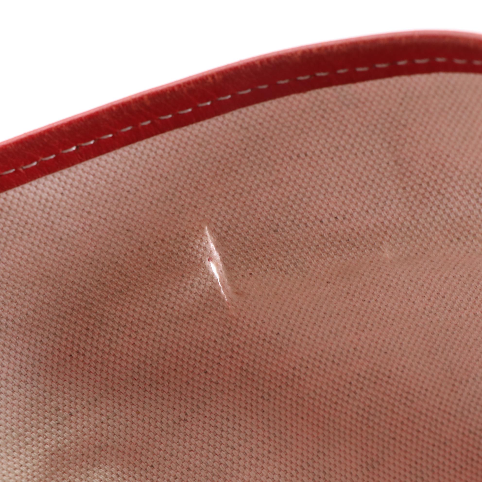 Goyard Saint Louis GM Tote Bag and Pouch in Red Goyardine Coated Canvas