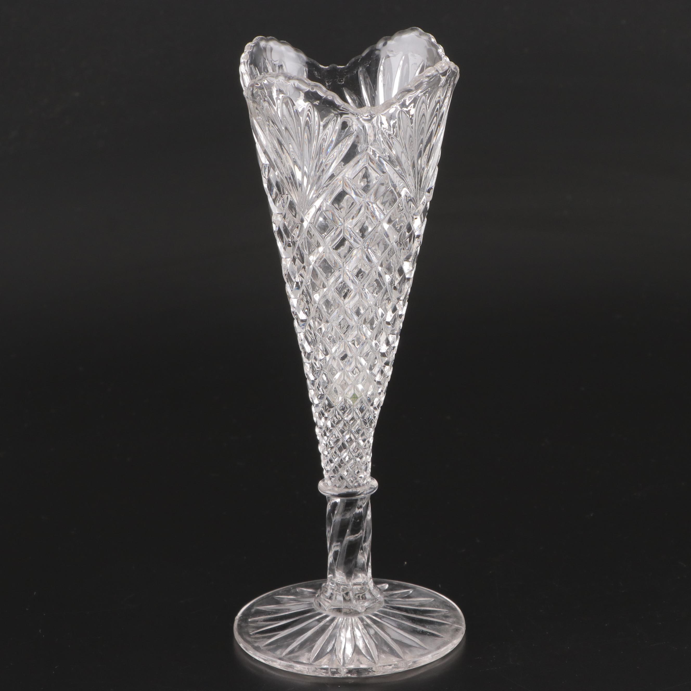 Westmoreland Milk Glass and Other Vase with Fenton Daisy and Button Ice Bucket