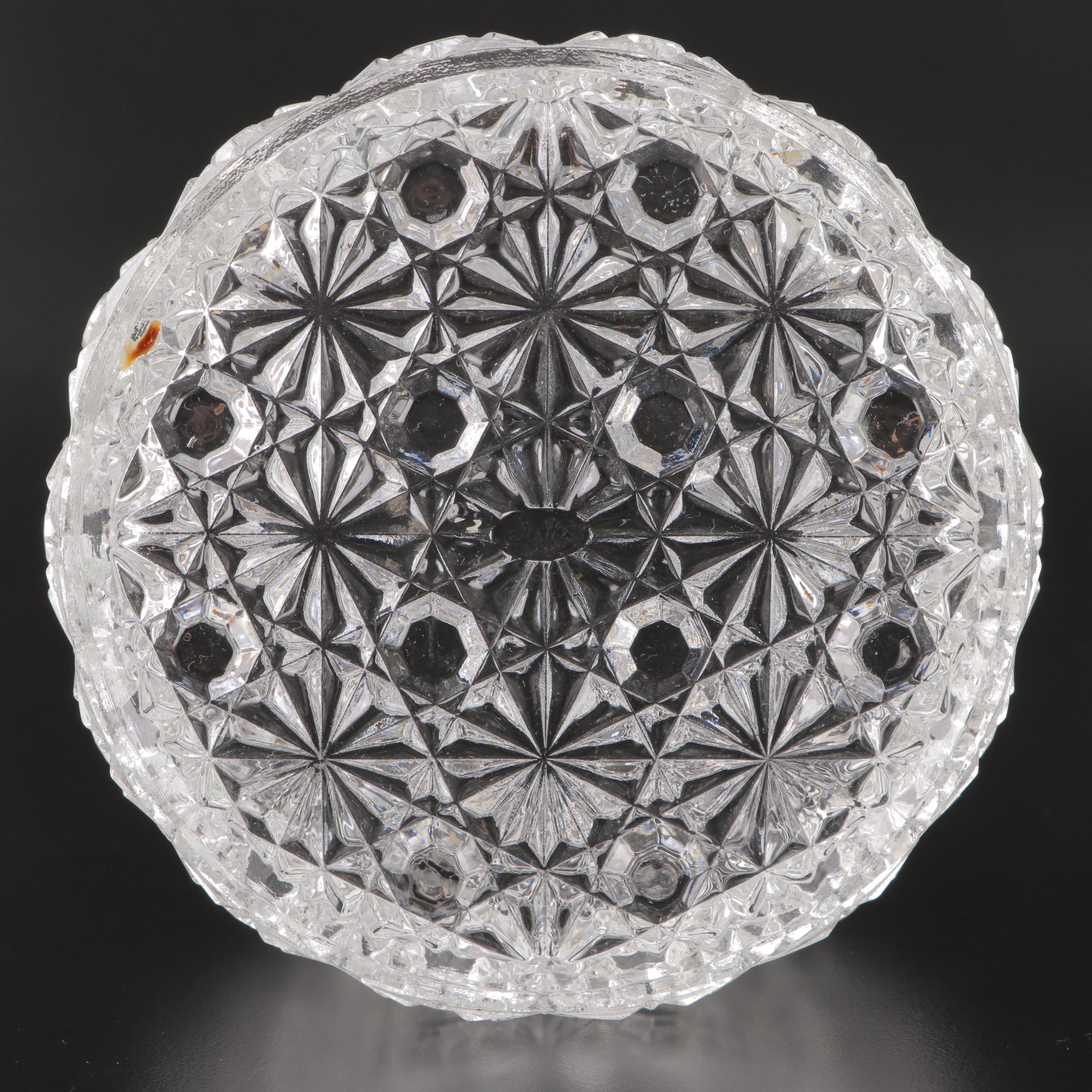 Westmoreland Milk Glass and Other Vase with Fenton Daisy and Button Ice Bucket