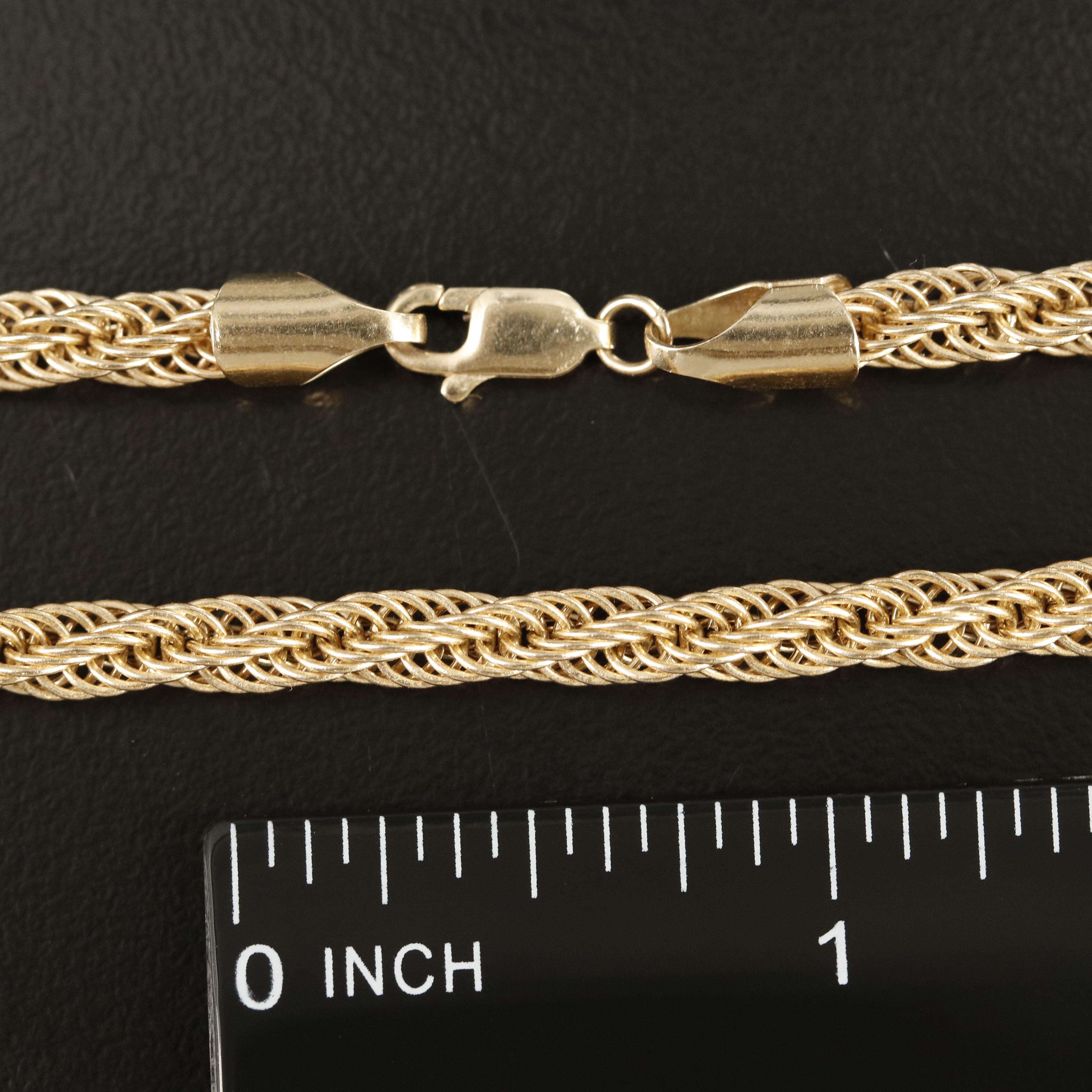 14K Mesh Chain Necklace