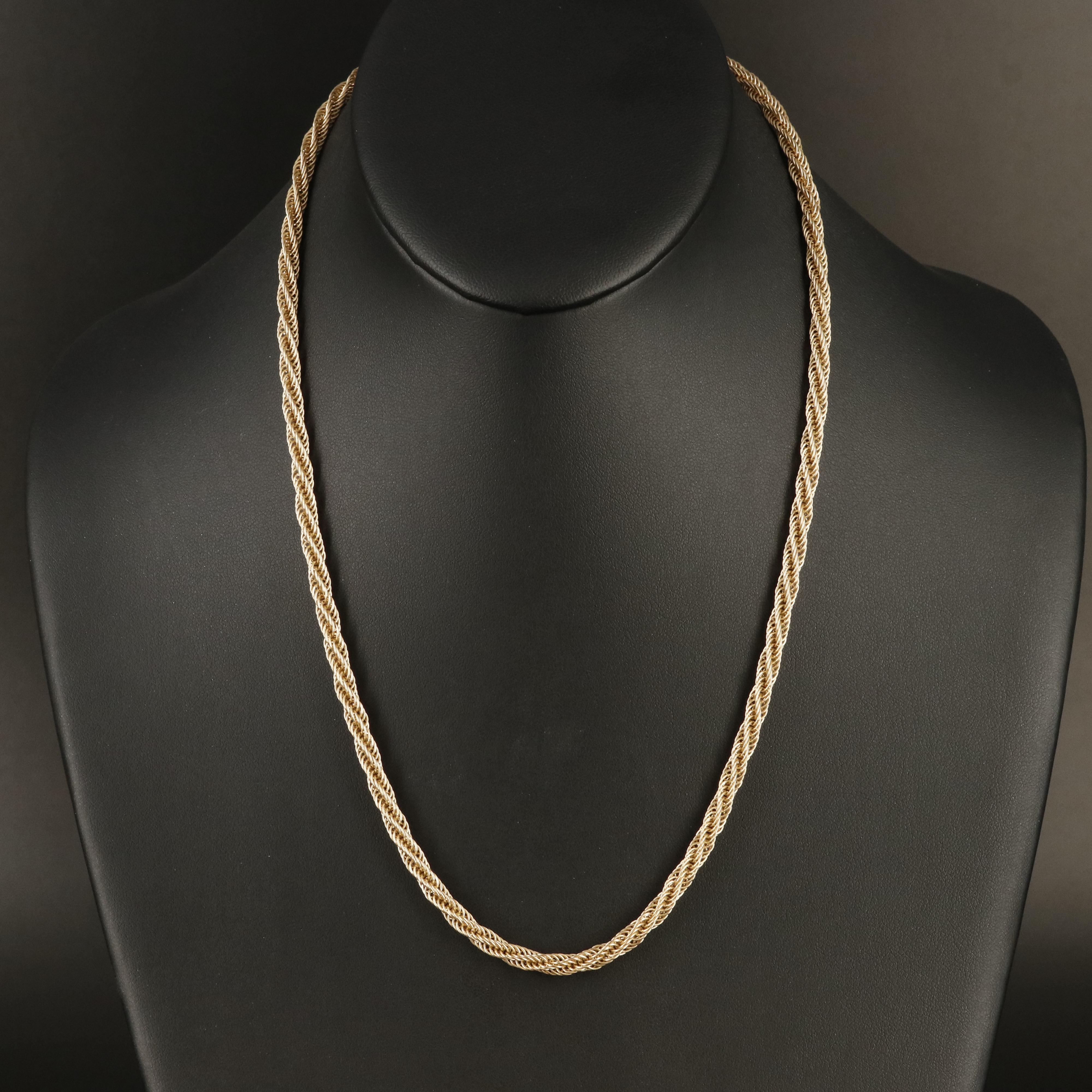 14K Mesh Chain Necklace