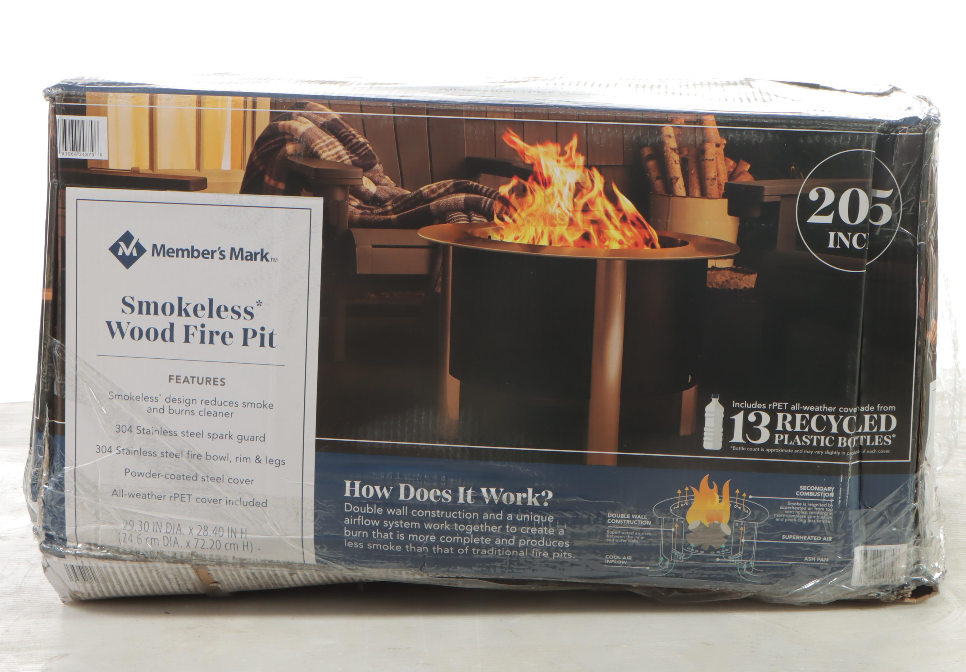 Member's Mark Smokeless Wood Fire Pit