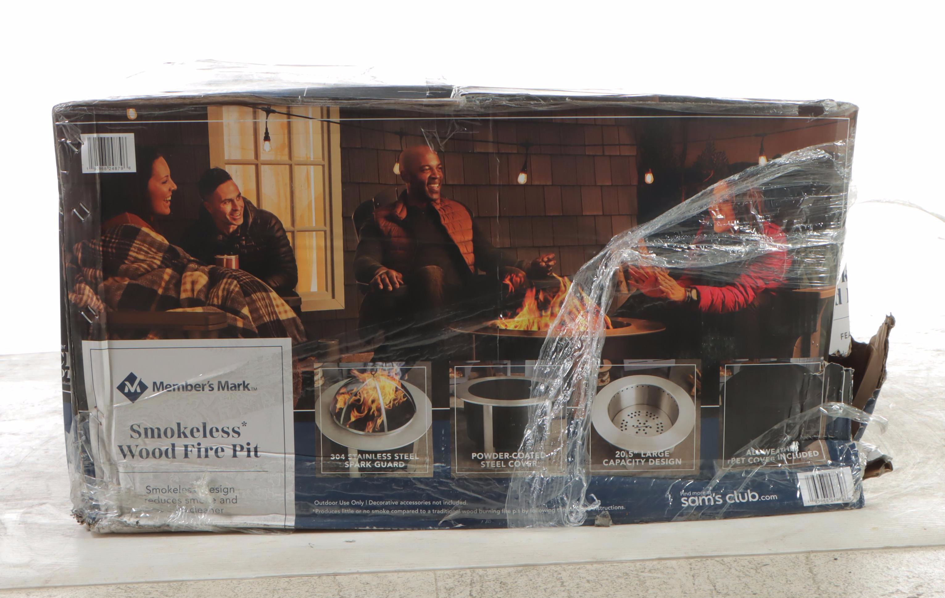 Member's Mark Smokeless Wood Fire Pit