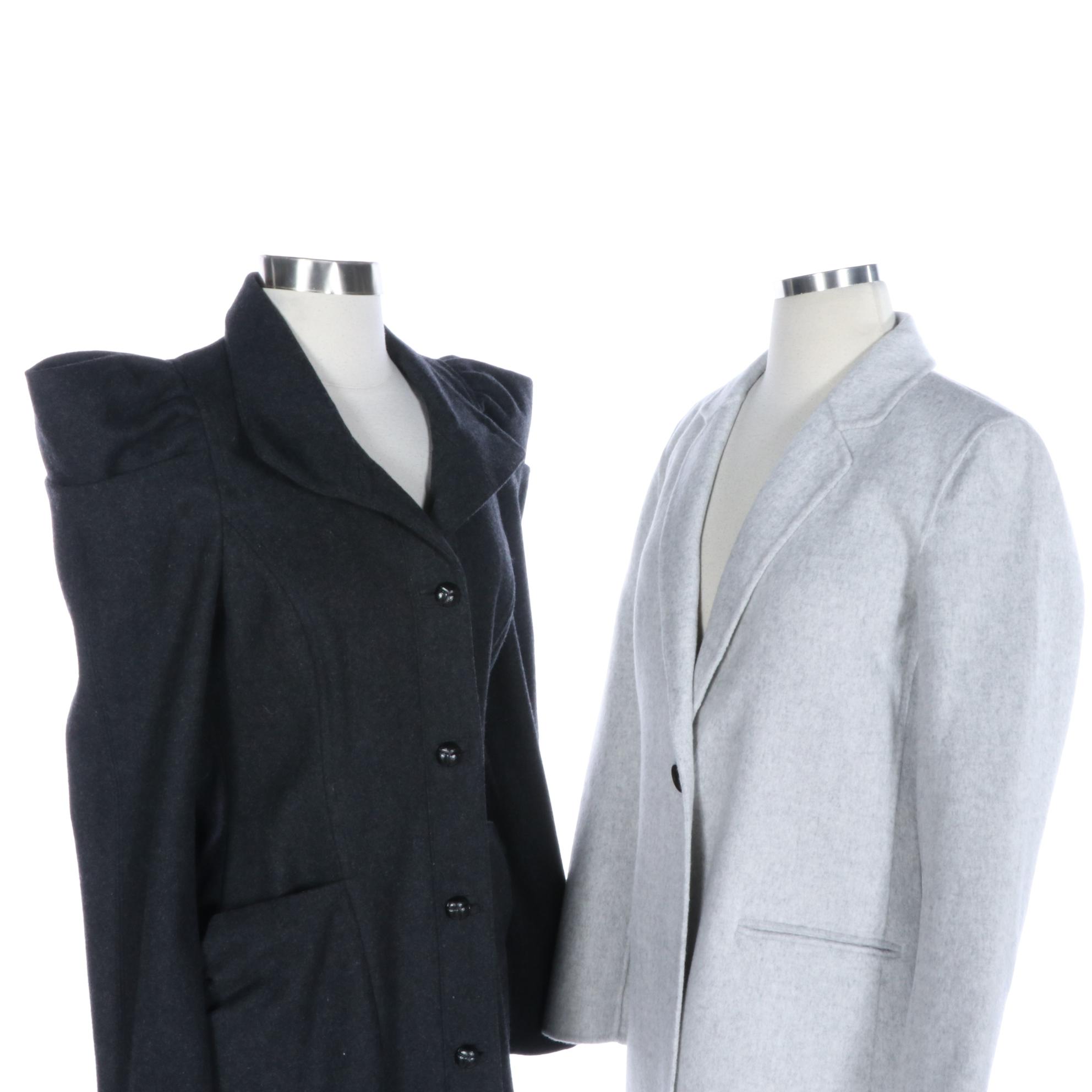 Gestuz and Ann Taylor Wool Blend Coats