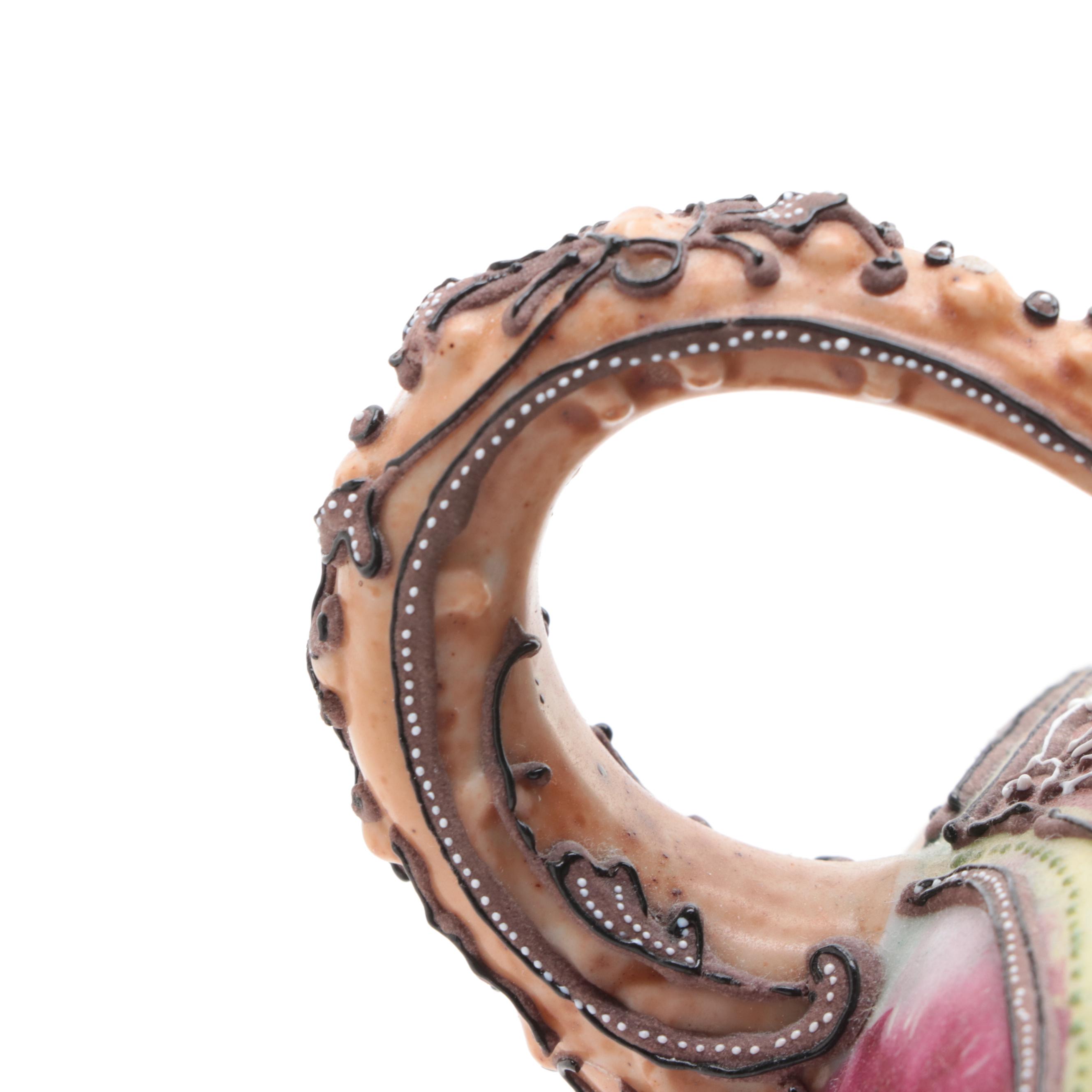 Morimura Brothers Nippon Porcelain Art Nouveau Vases, Early 20th Century