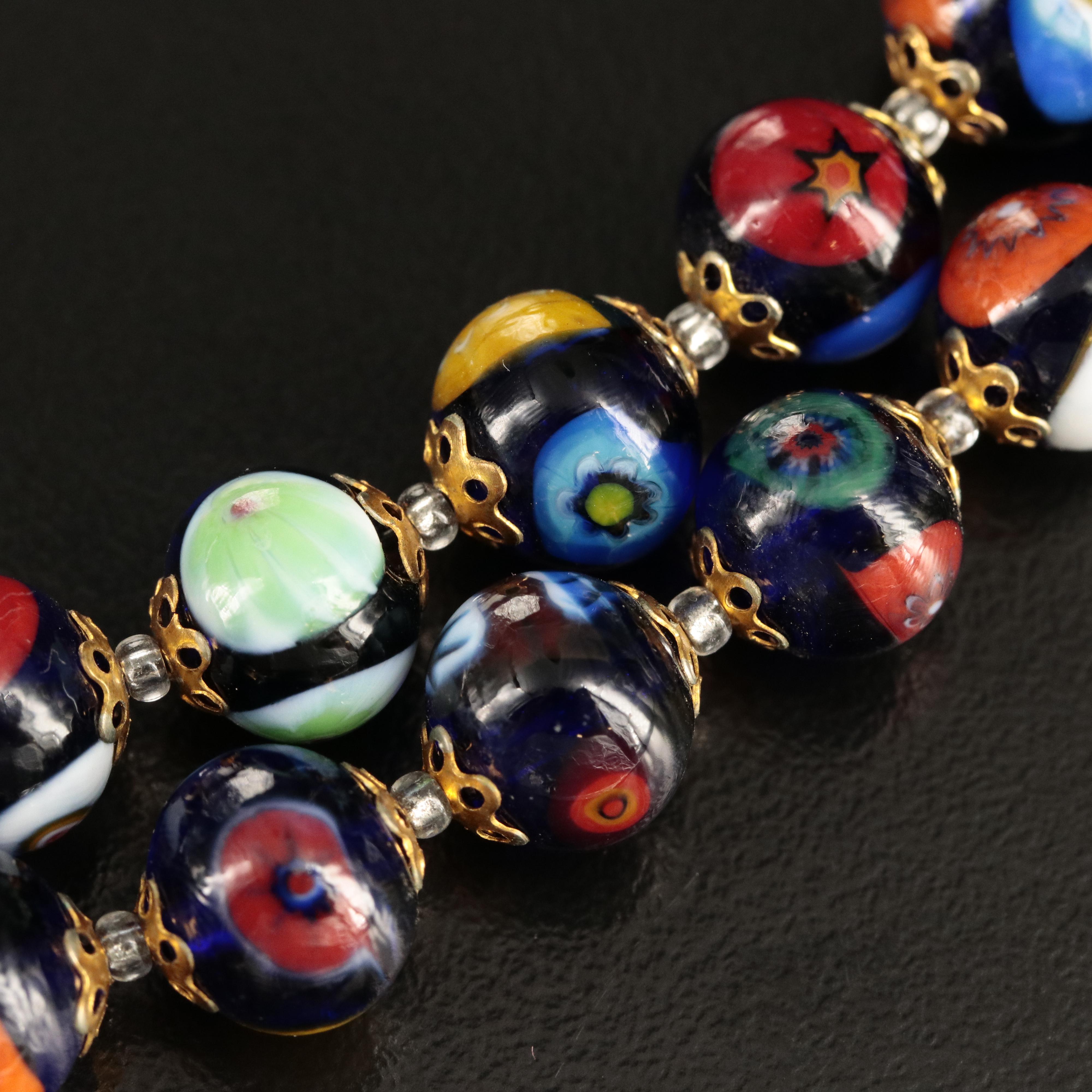 Millifori Glass Bead Necklaces