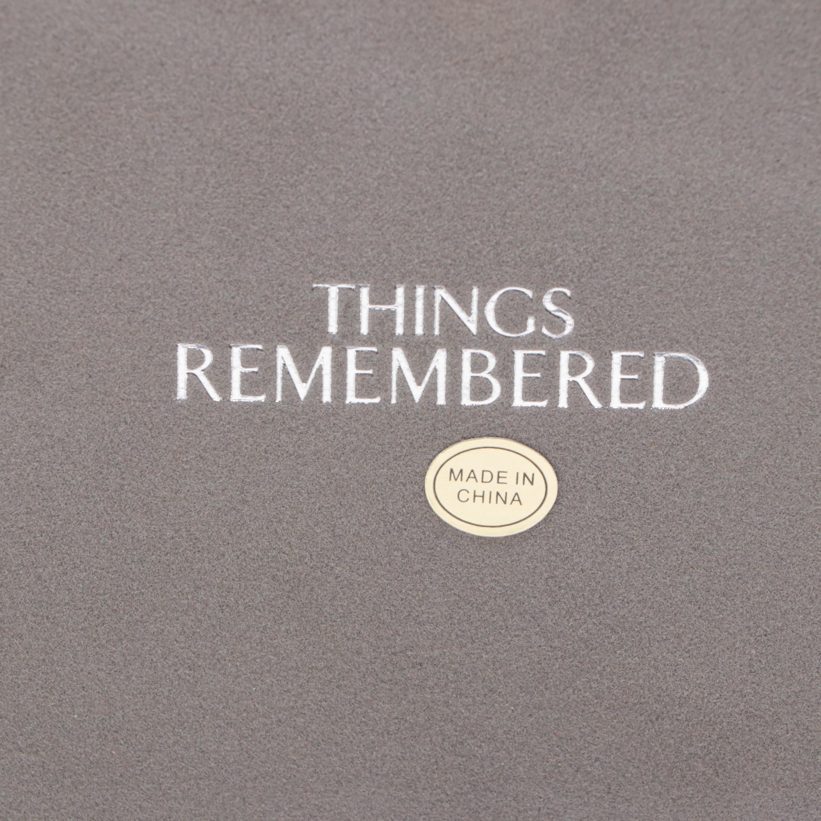 Things Remembered Espresso Finish Three-Drawer Jewelry Box