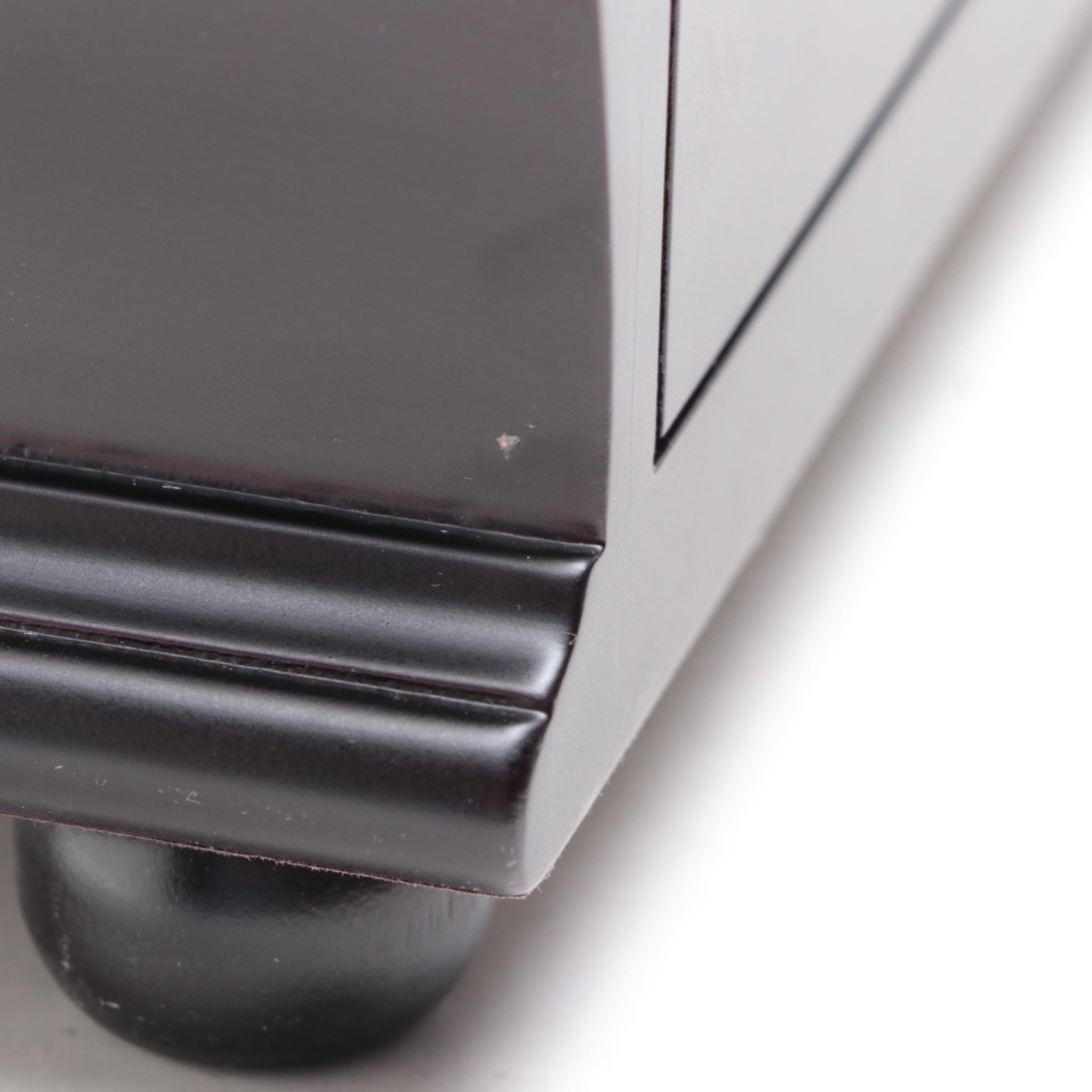 Things Remembered Espresso Finish Three-Drawer Jewelry Box