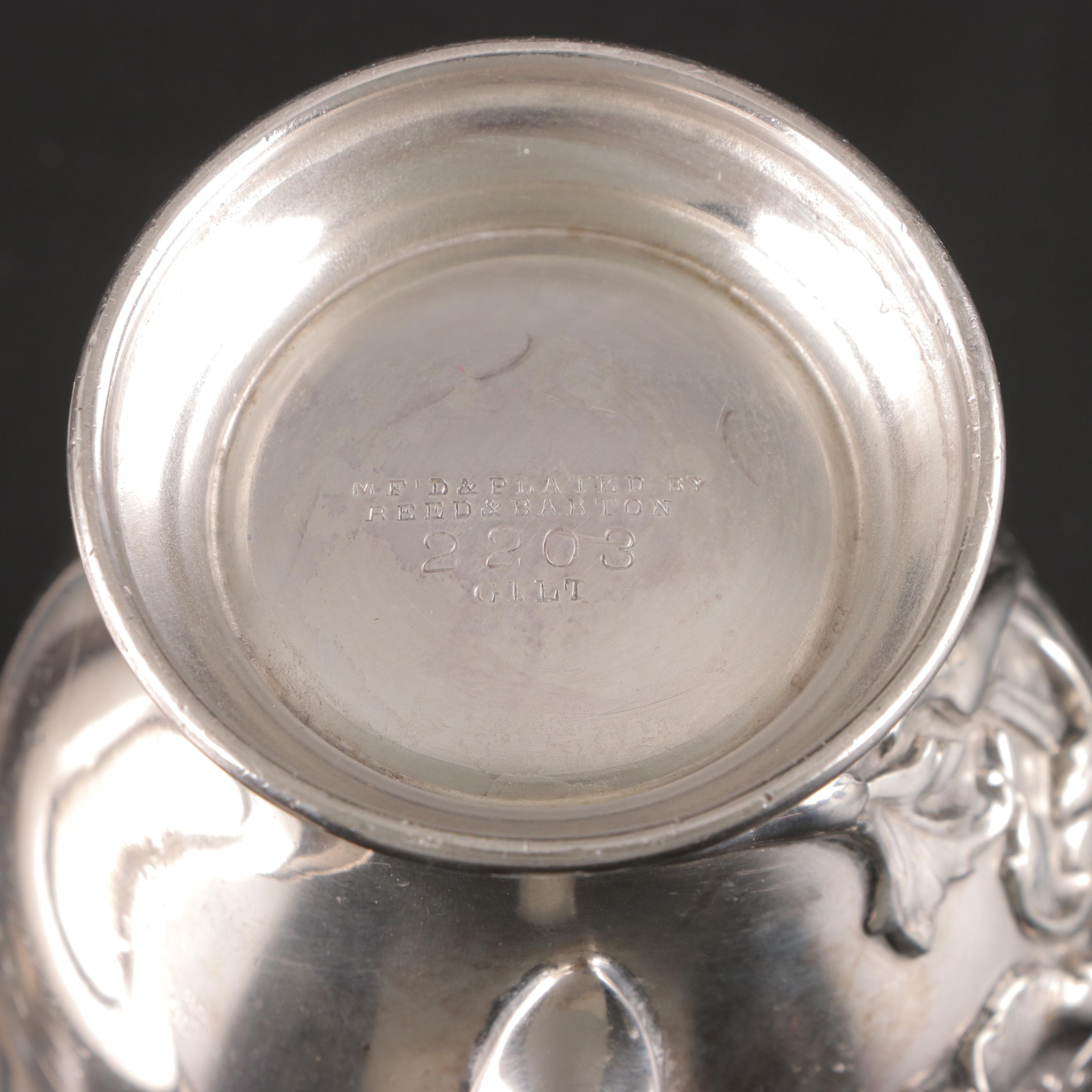 Queen City with Other Bright Cut and Other Silver Plate Baby Cups and Tableware