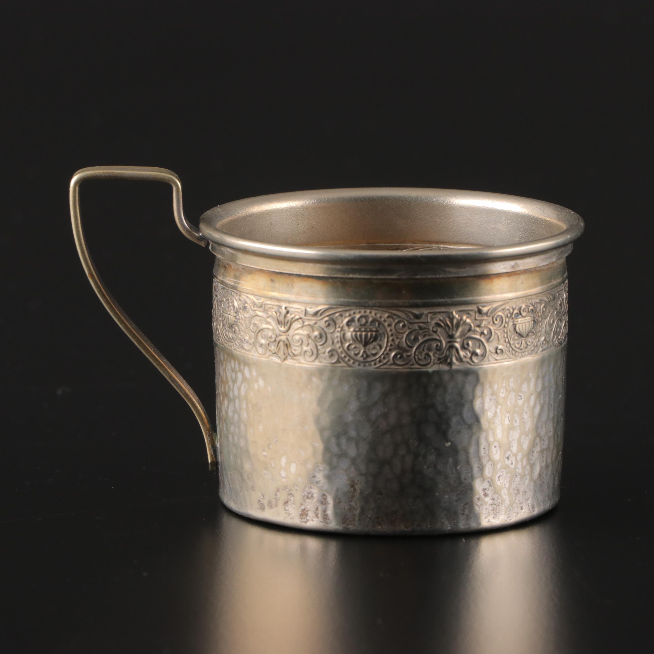 Queen City with Other Bright Cut and Other Silver Plate Baby Cups and Tableware