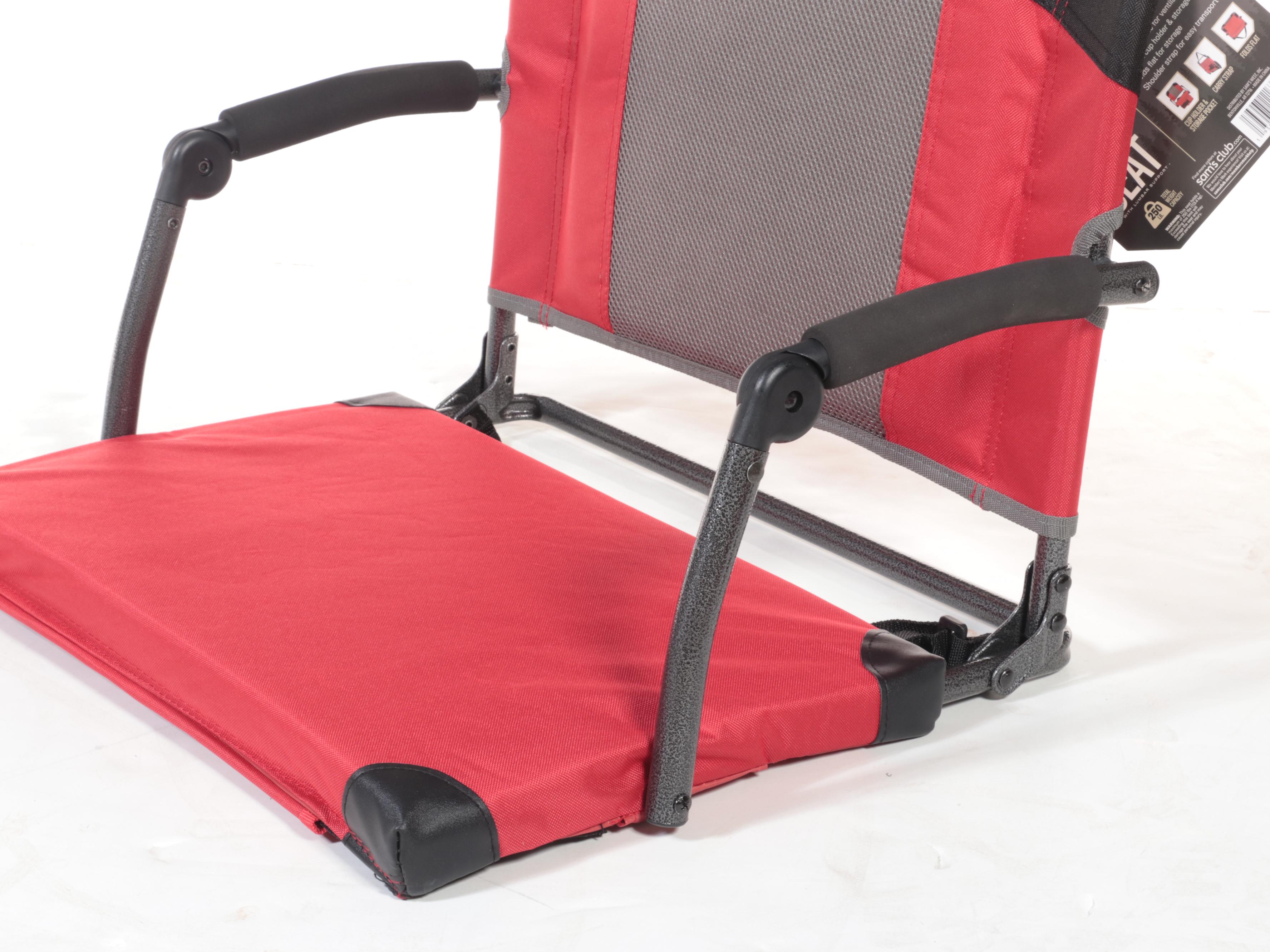 Pair of Member's Mark Deluxe Stadium Seats with Lumbar Support