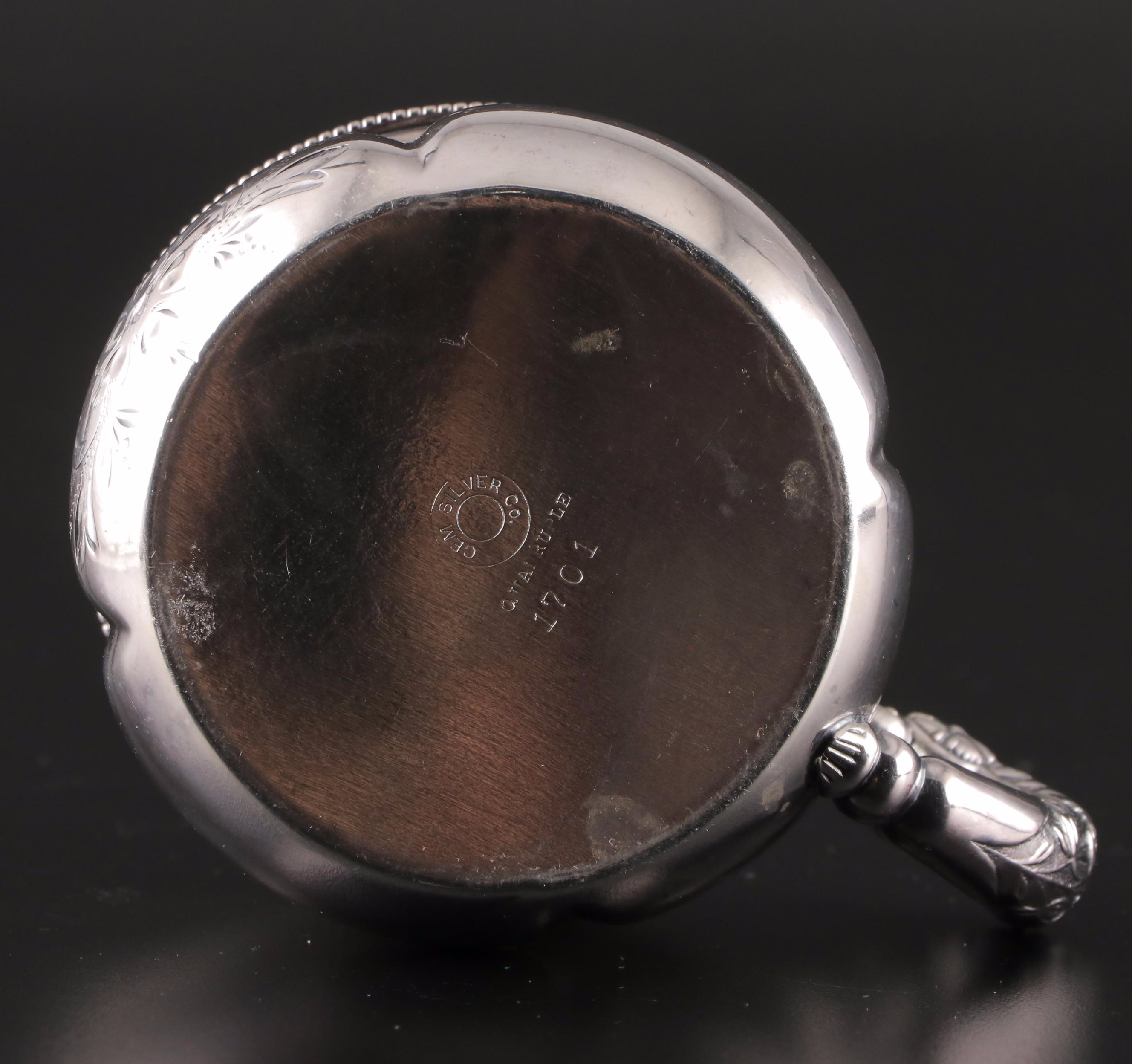 Queen City with Other Bright Cut and Other Silver Plate Baby Cups and Tableware