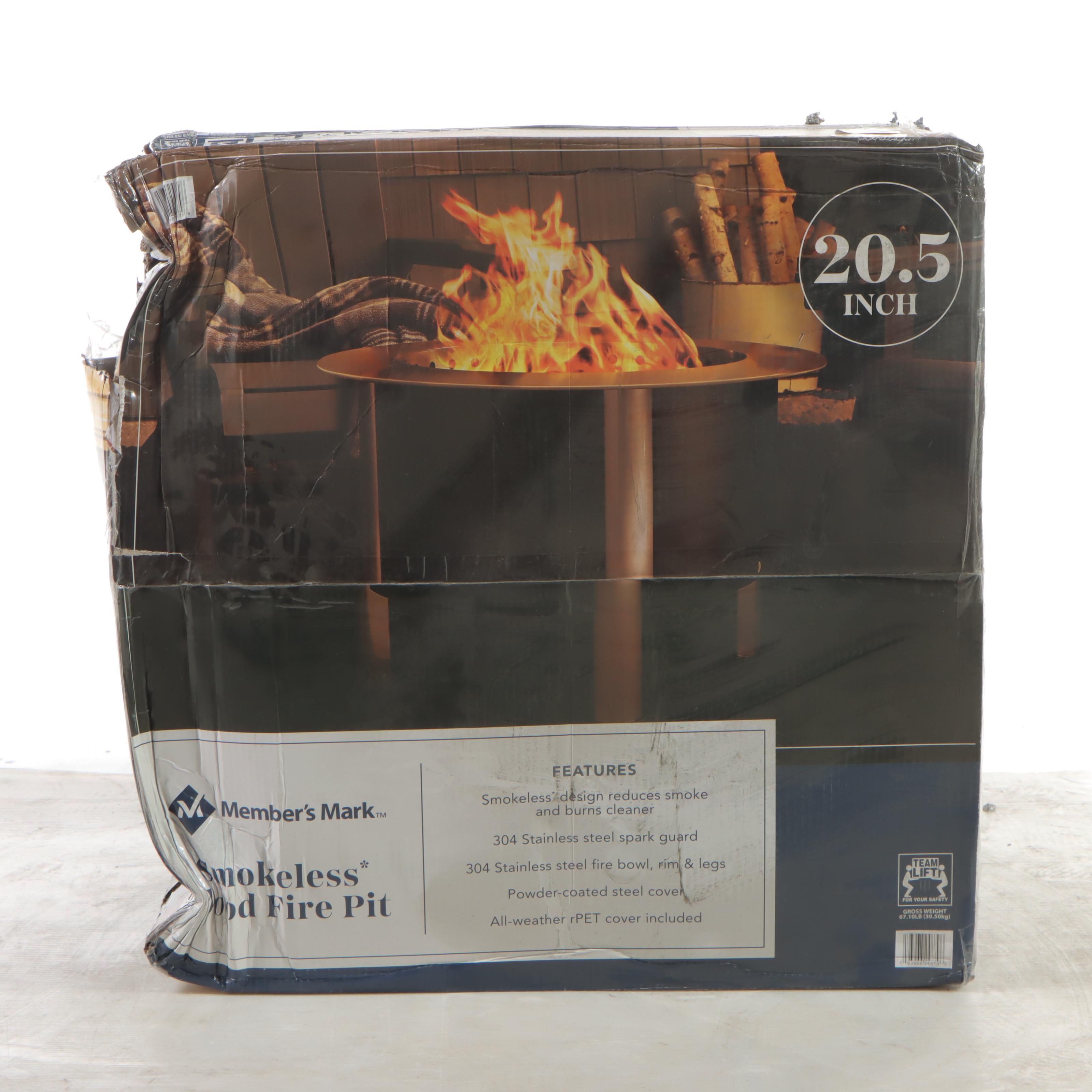 Member's Mark Smokeless Wood Fire Pit
