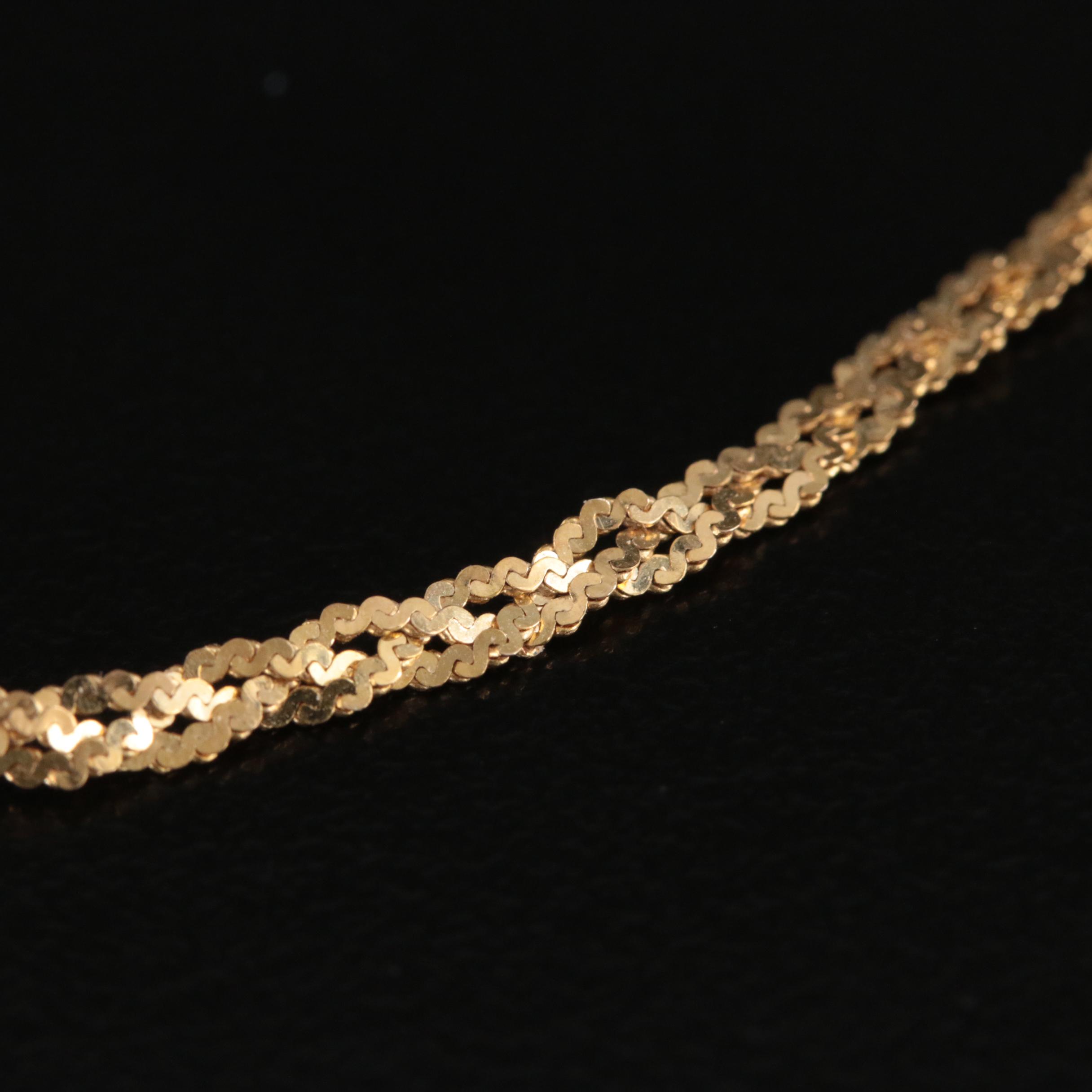 Vintage 10K Sapphire Class Ring, 14K Braided Serpentine Bracelet and Earring