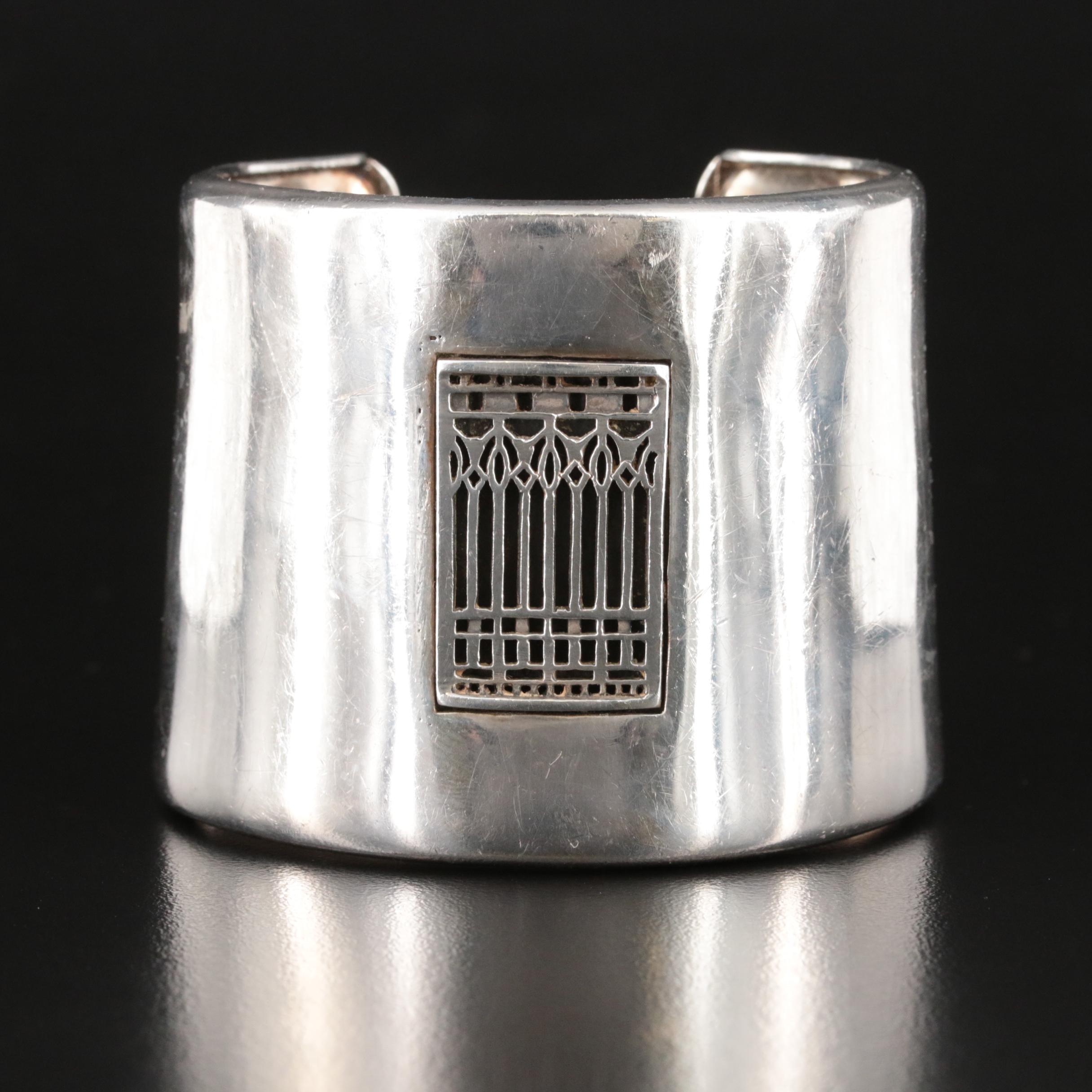 Museum of Modern Art Frank Lloyd Wright Foundation Sterling Cuff