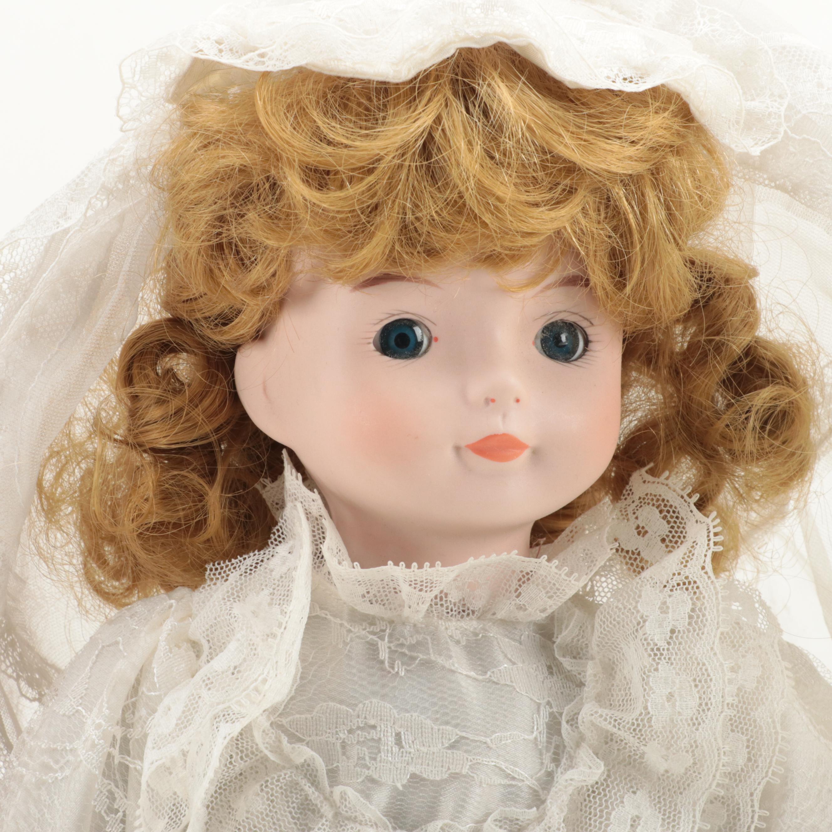 Wimbledon Collection and Other Porcelain Bisque Dolls