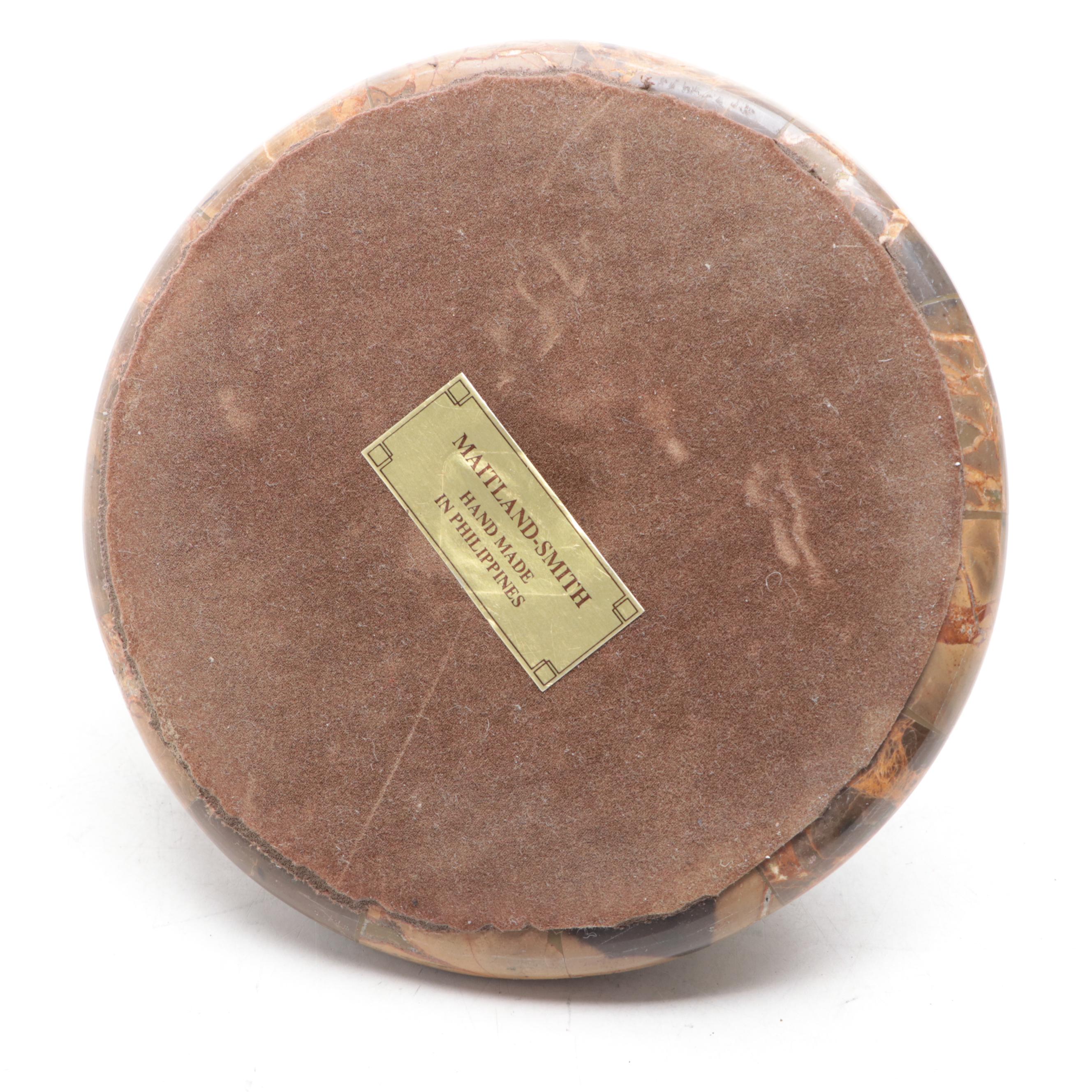 Maitland-Smith Bronze Model of a Hatching Chick on a Tessellated Stone Base