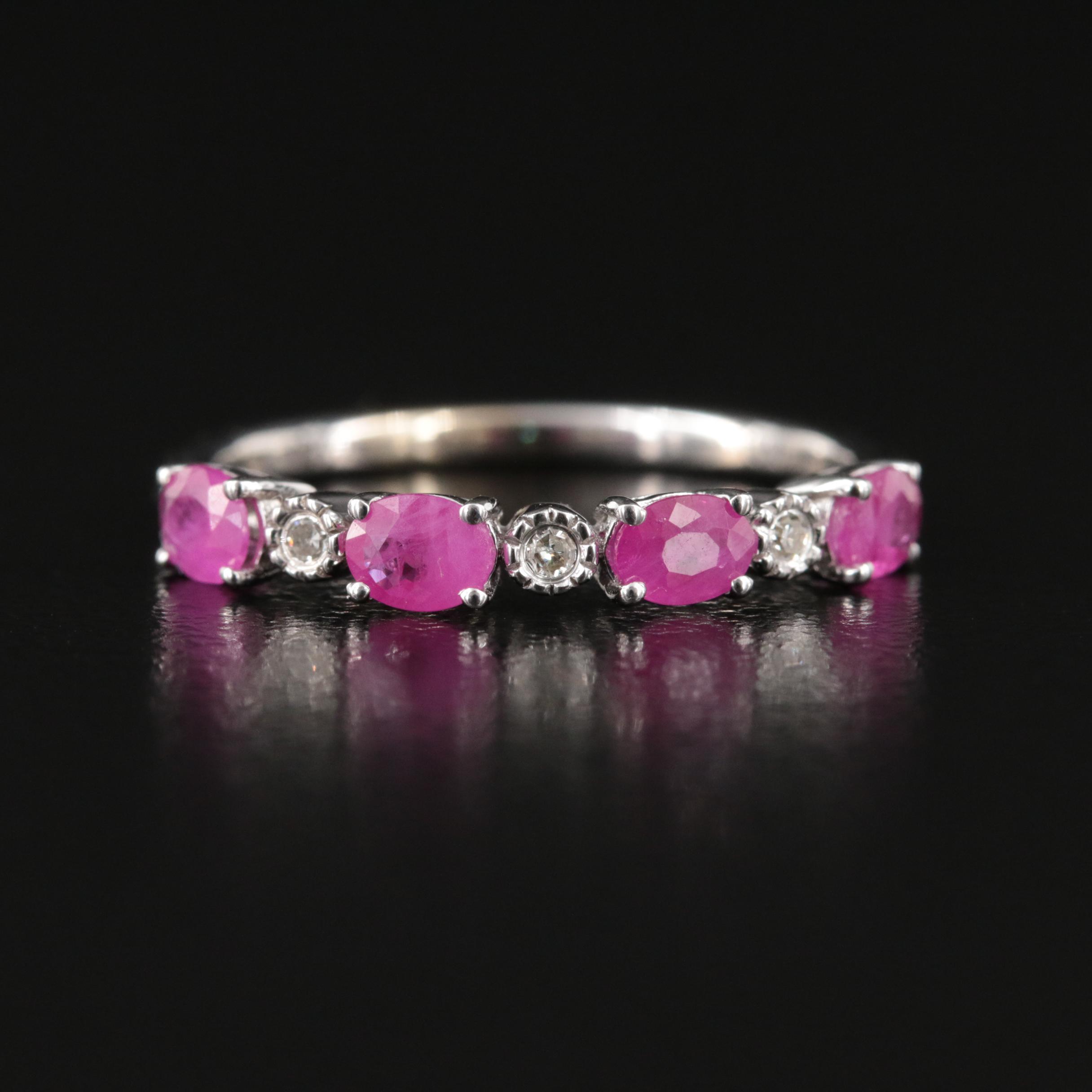 14K Ruby and Diamond Ring