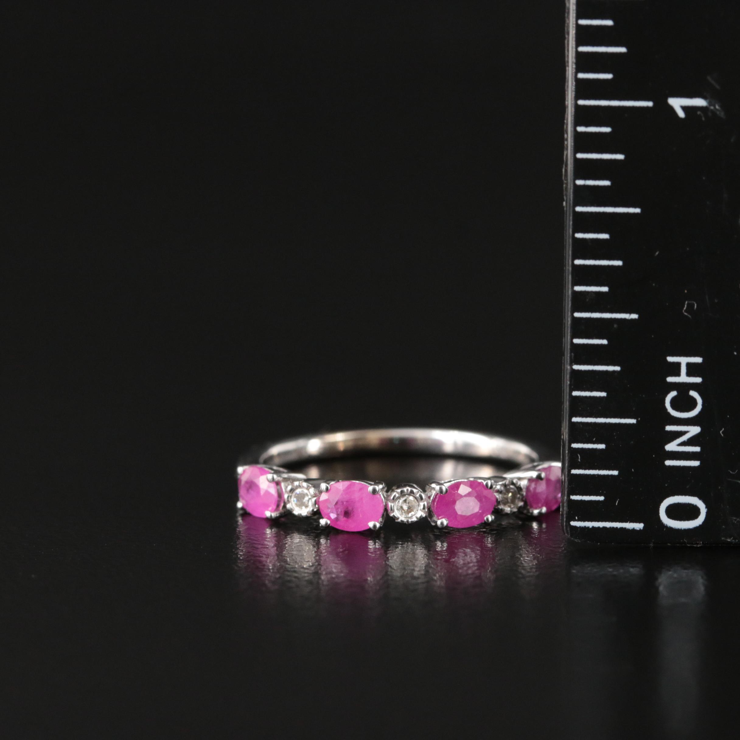 14K Ruby and Diamond Ring