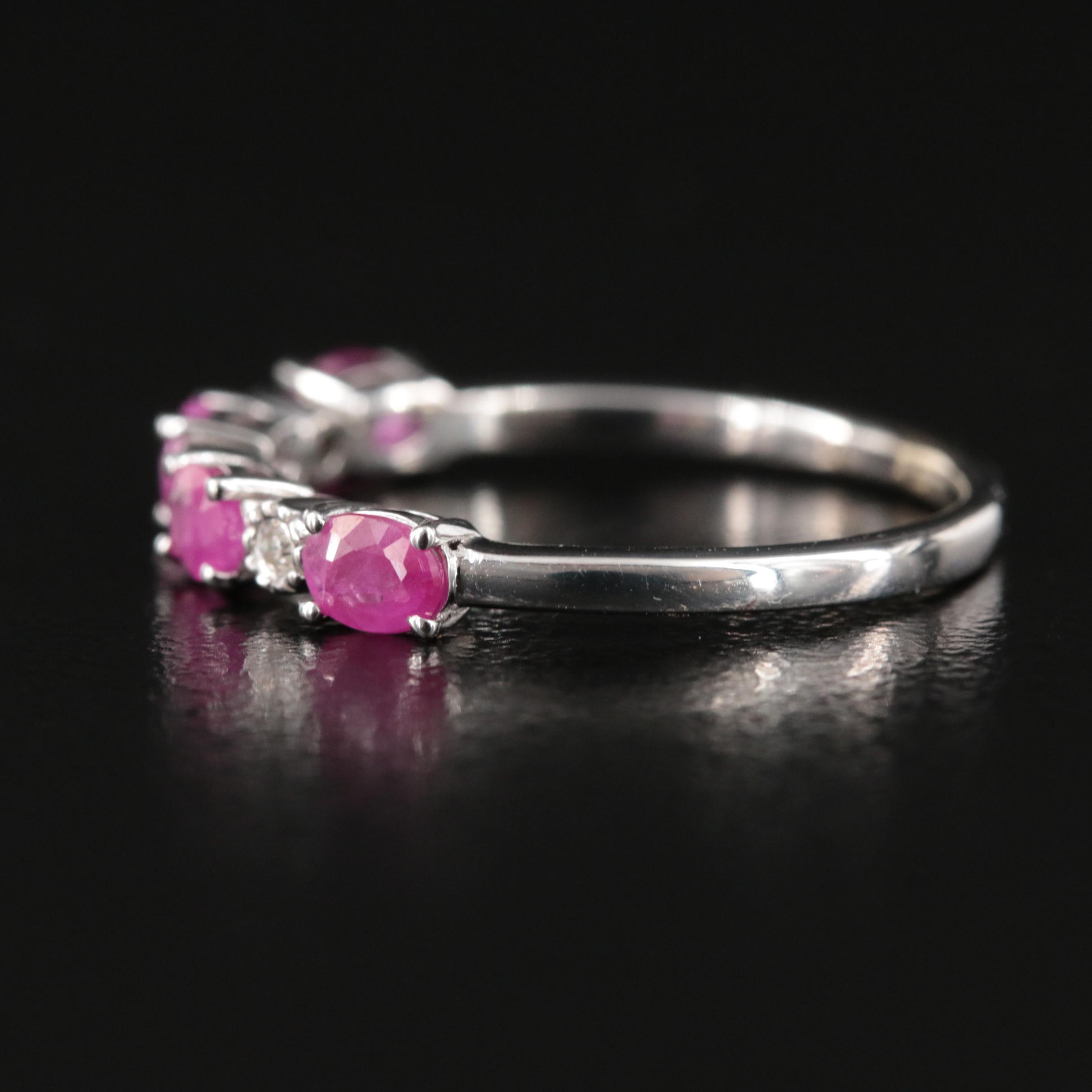14K Ruby and Diamond Ring