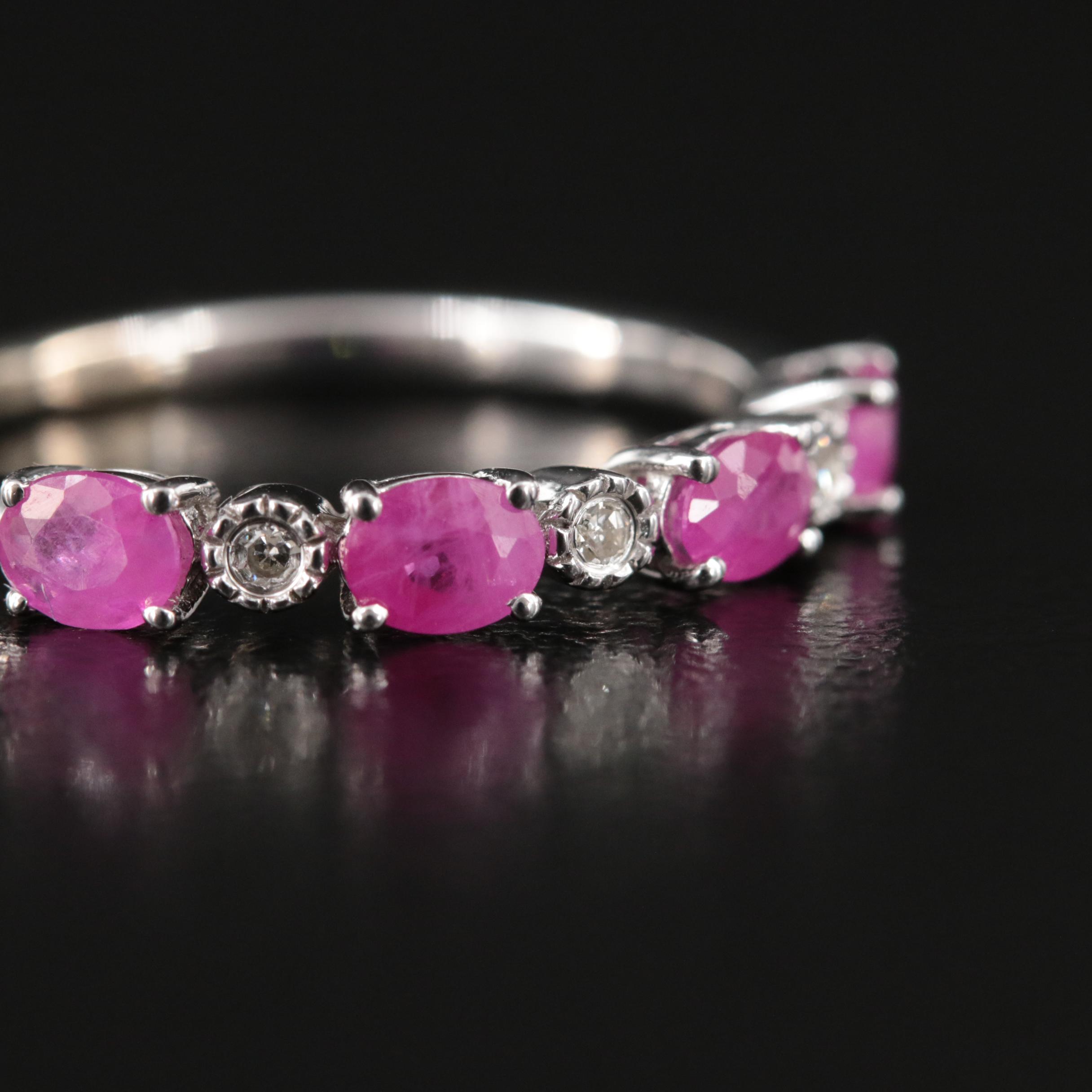14K Ruby and Diamond Ring