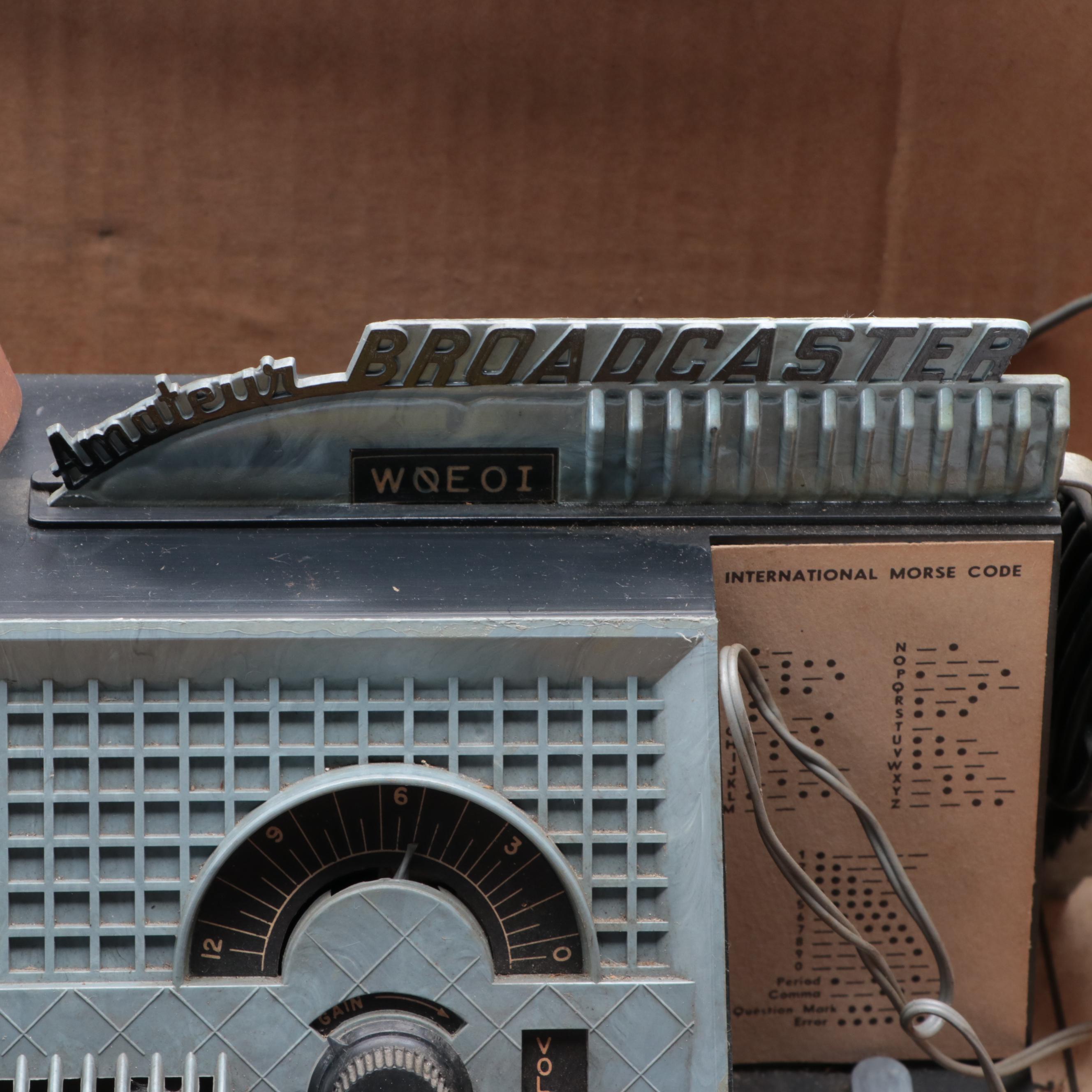 Remco Crystal Radio Kit, Bell Amateur Broadcasting Ham Radio and More