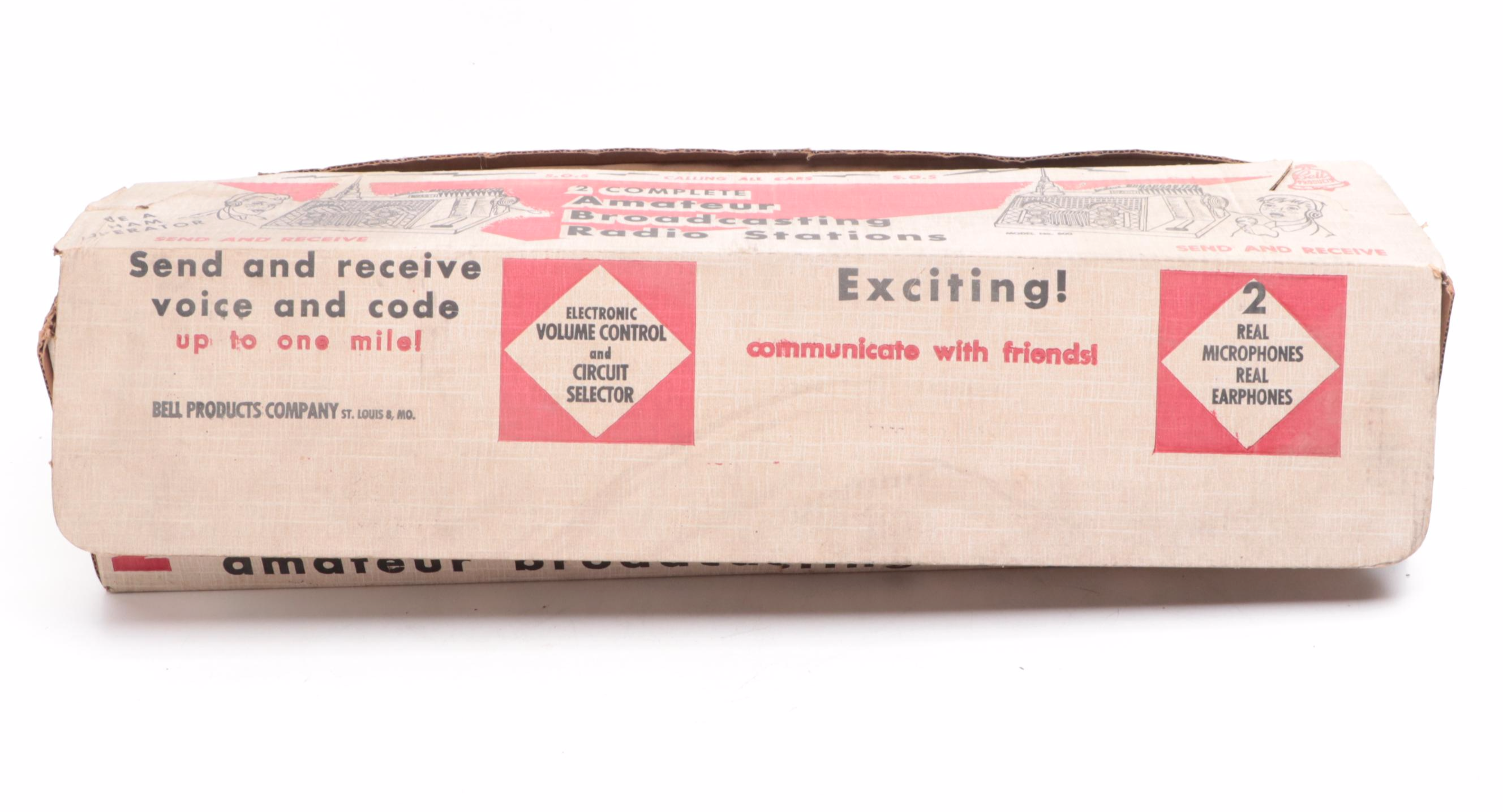 Remco Crystal Radio Kit, Bell Amateur Broadcasting Ham Radio and More