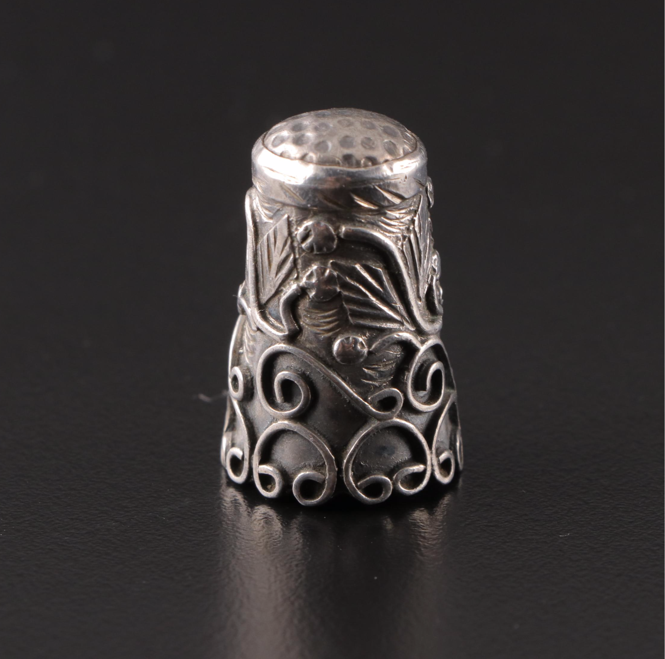 Simons Brothers and Other Sterling Silver and Silver Plate Thimbles