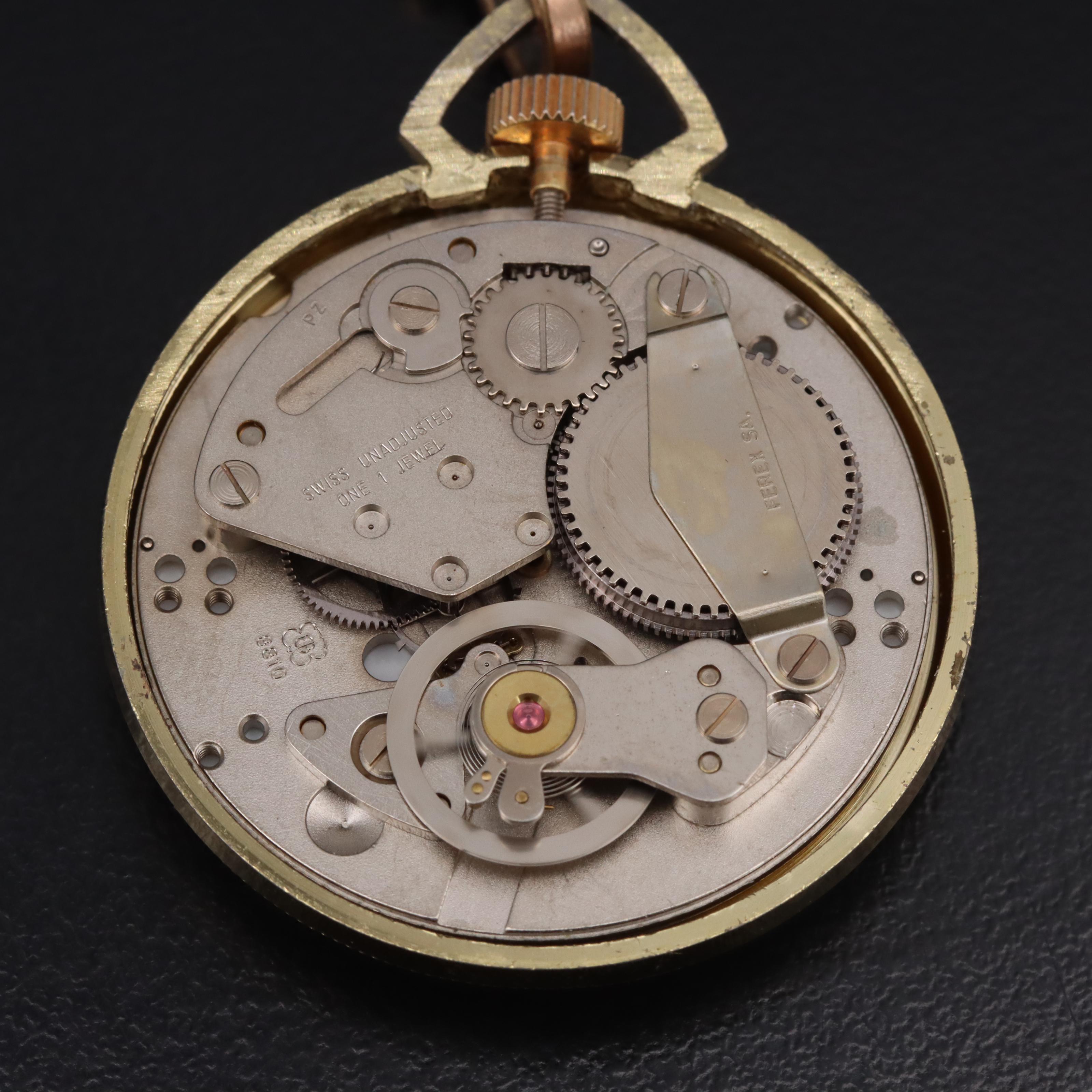 Pair of Vintage Pocket Watches with Fobs Including Woven Hair