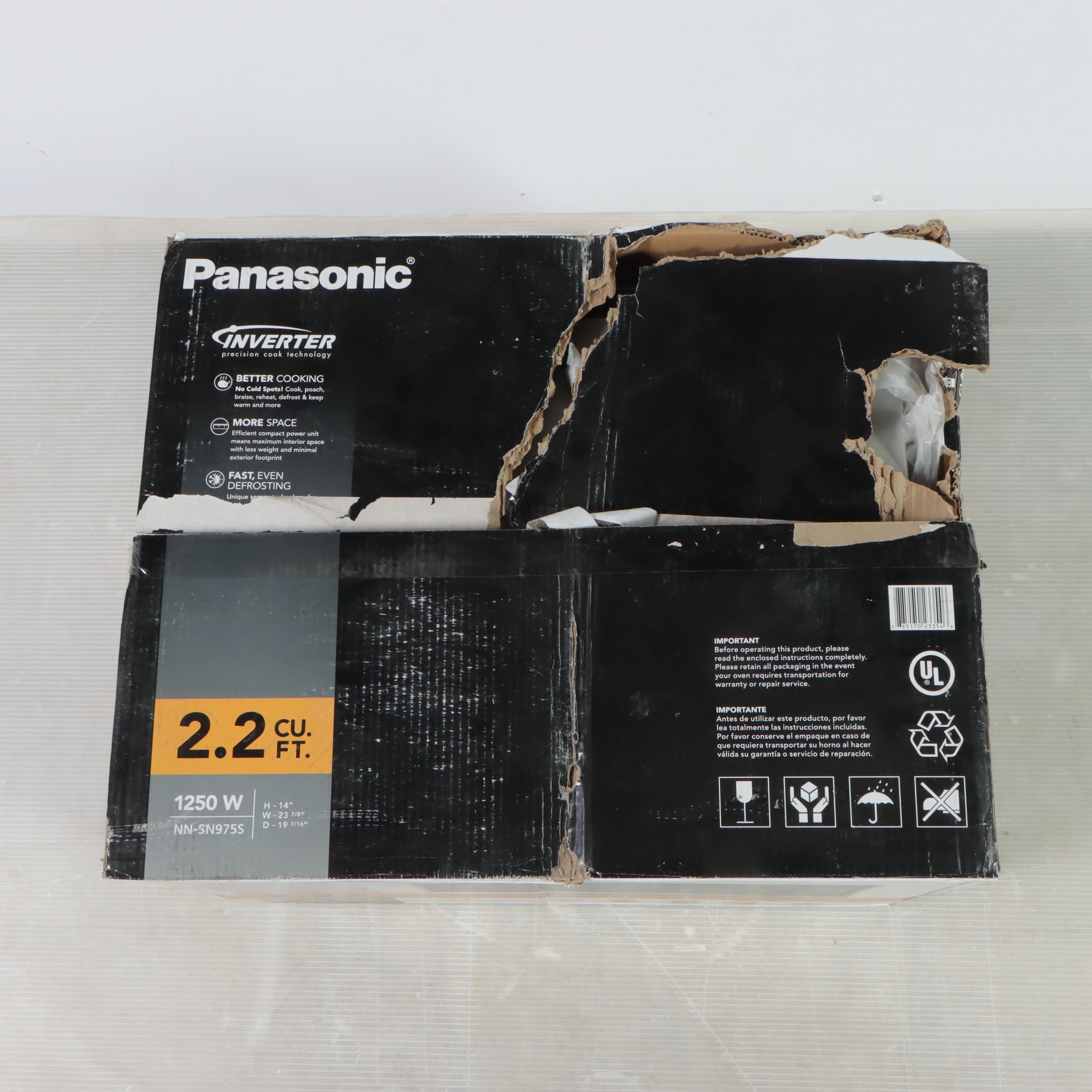 Panasonic 2.2 Cu. Ft. Stainless Steel Microwave Oven With Inverter Technology