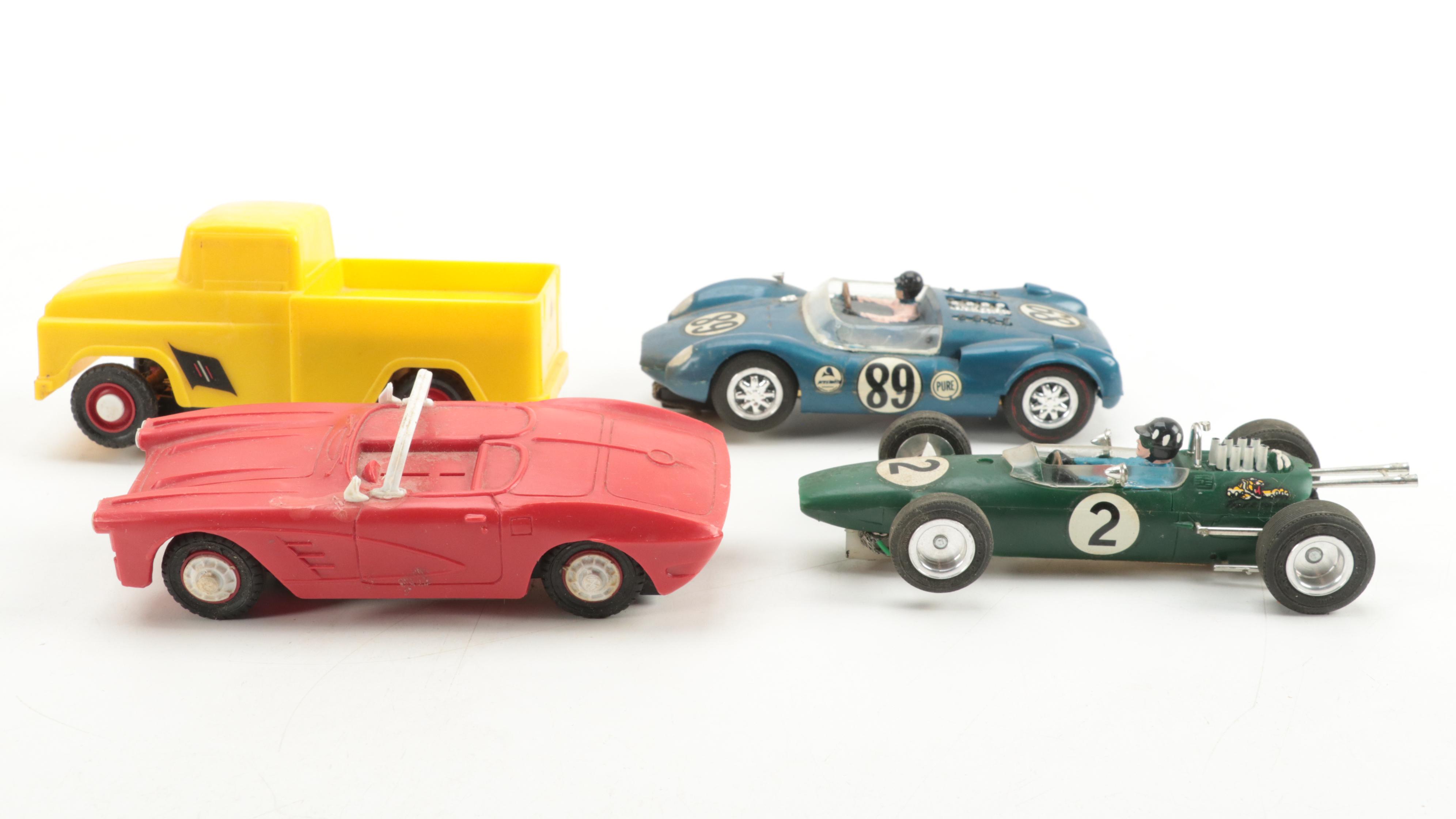Monogram, AMT and Gilbert Slot Cars Including Lotus Grand Prix