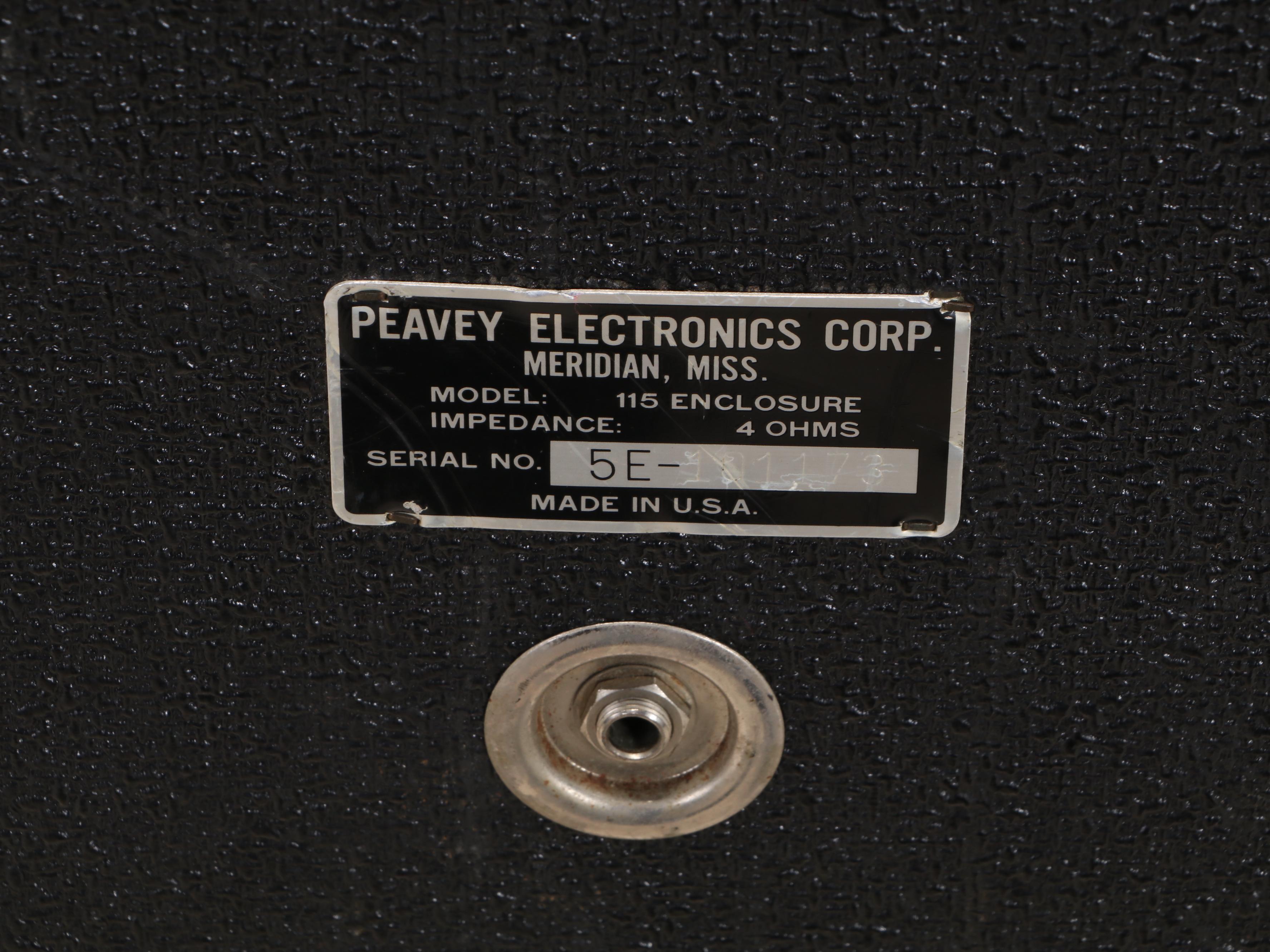 Peavey Model 115 Bass Speaker Cabinet