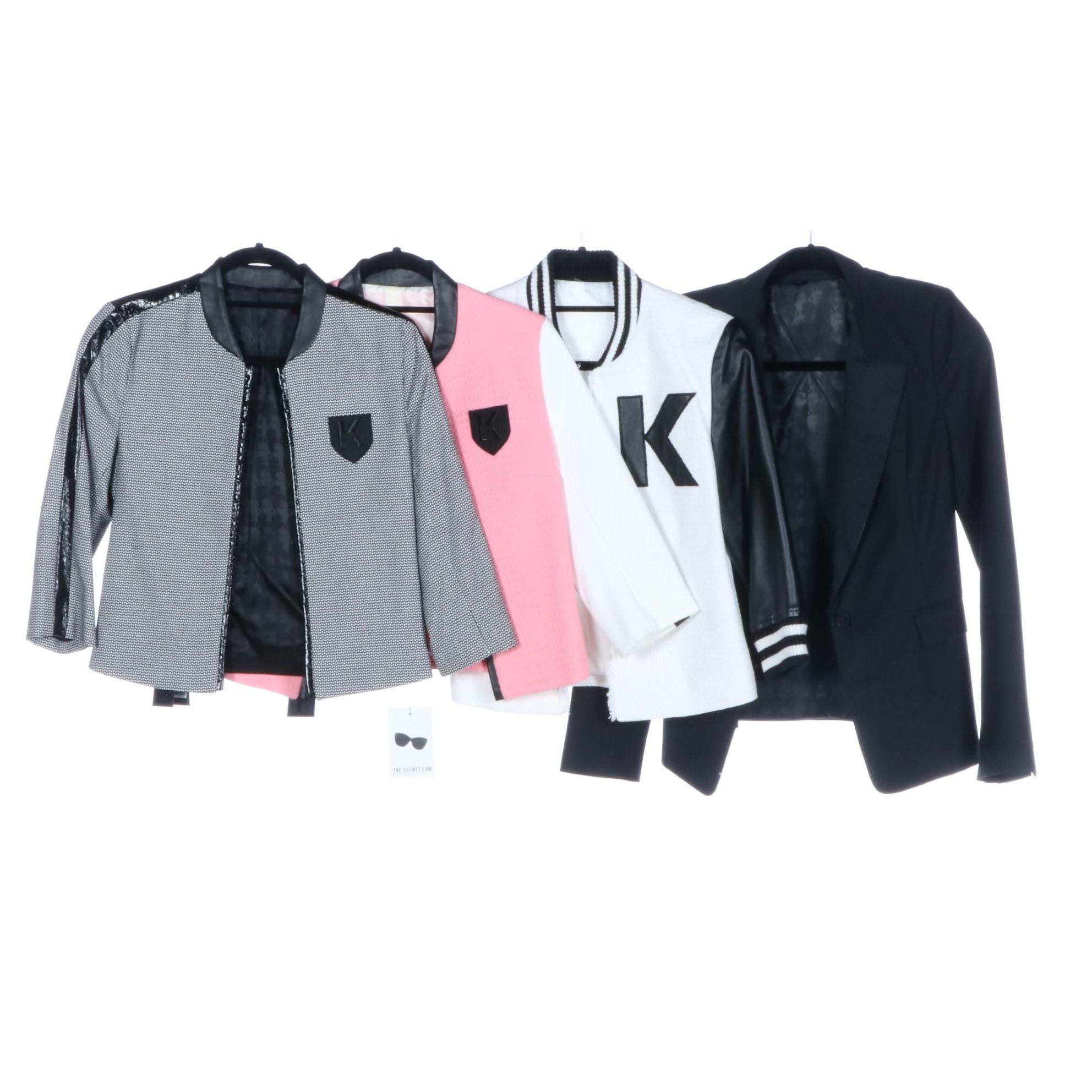 Karl Lagerfeld Printed and Embossed Blazers