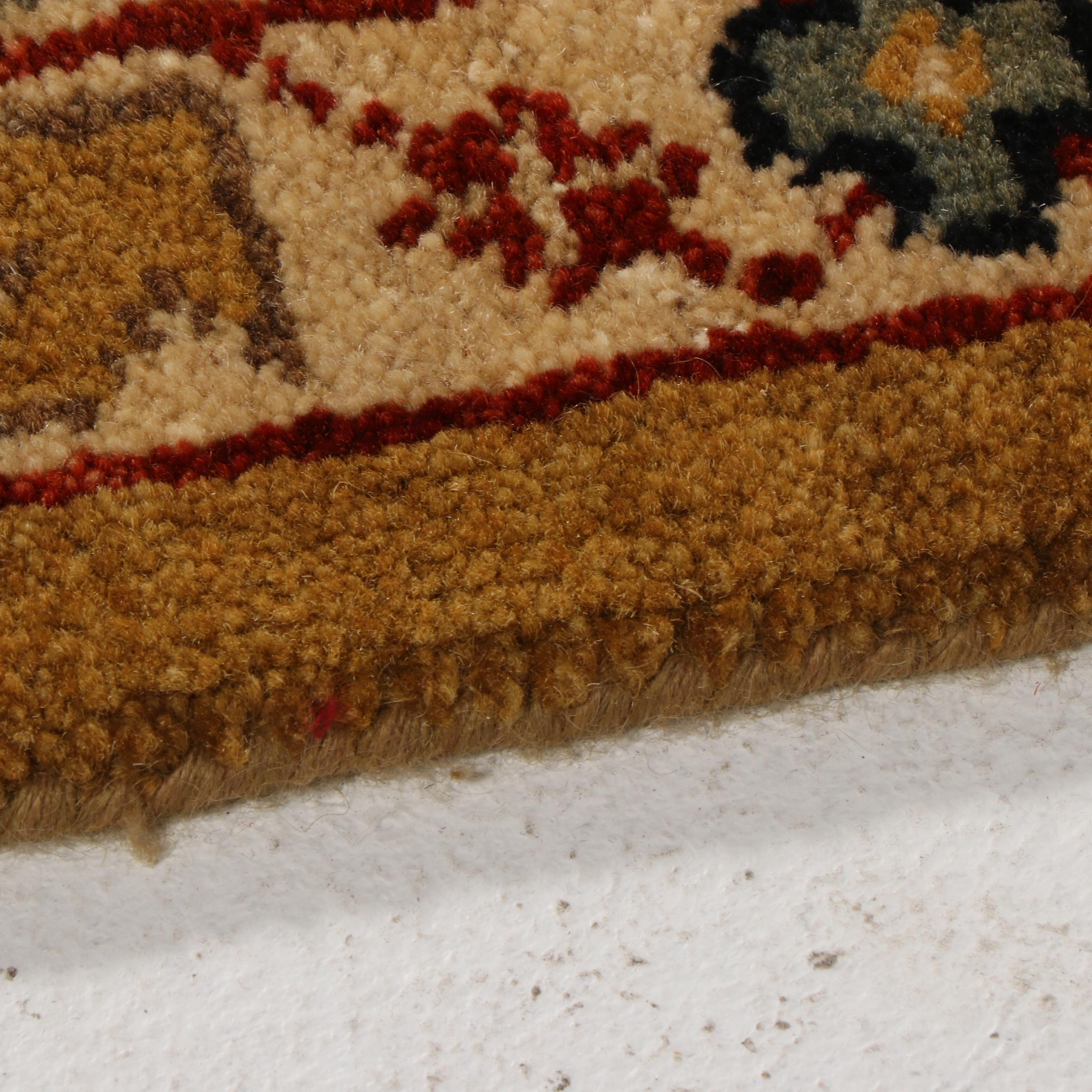 8'1 x 10'6 Hand-Knotted Indian Agra Area Rug