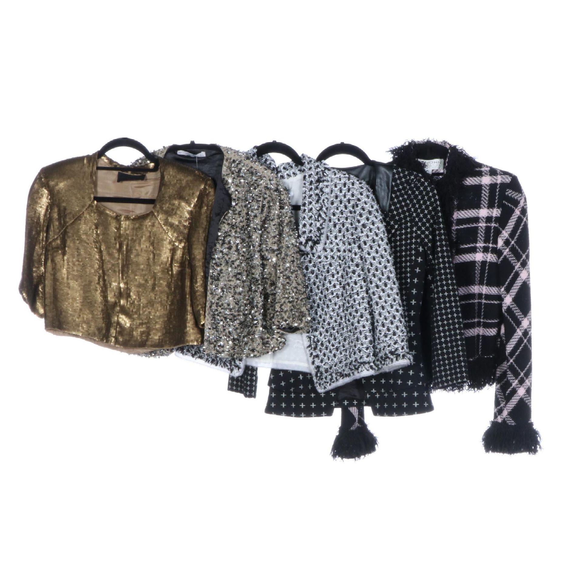 Misha Nonoo, Oscar de la Renta, St. John and Other Evening Jackets