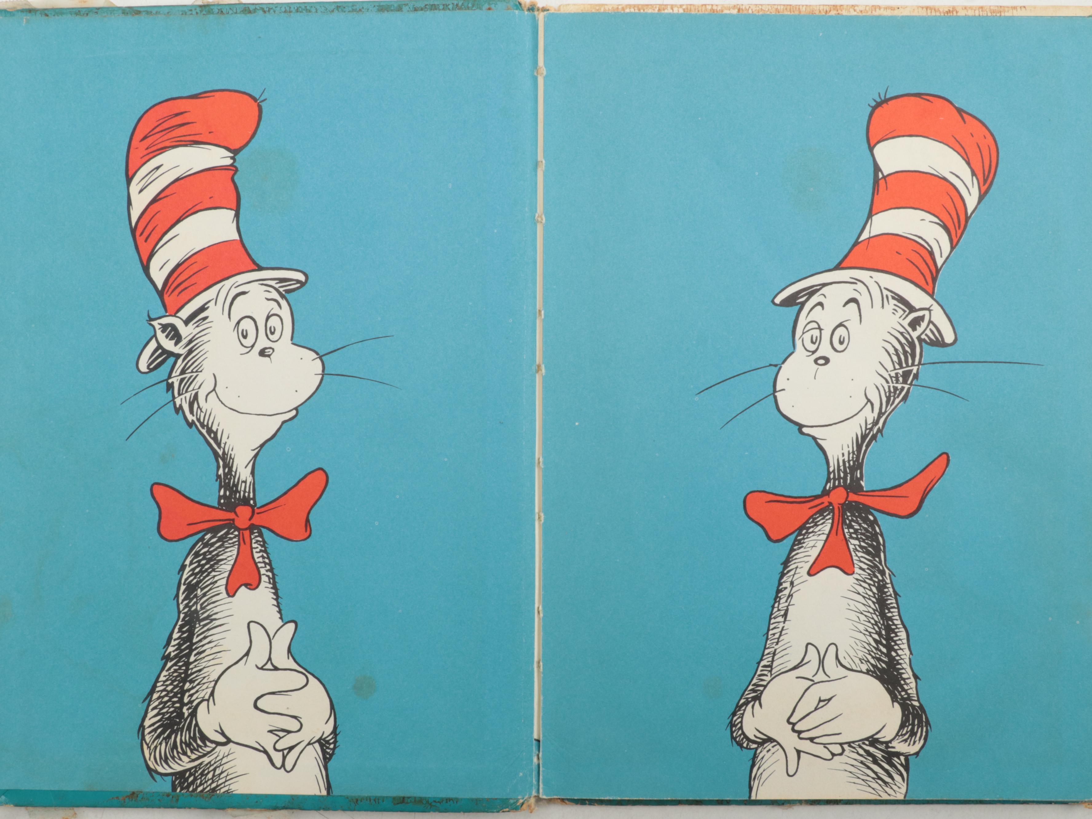 Illustrated "The Cat in the Hat" and More Children's Books, Mid to Late 20th C.