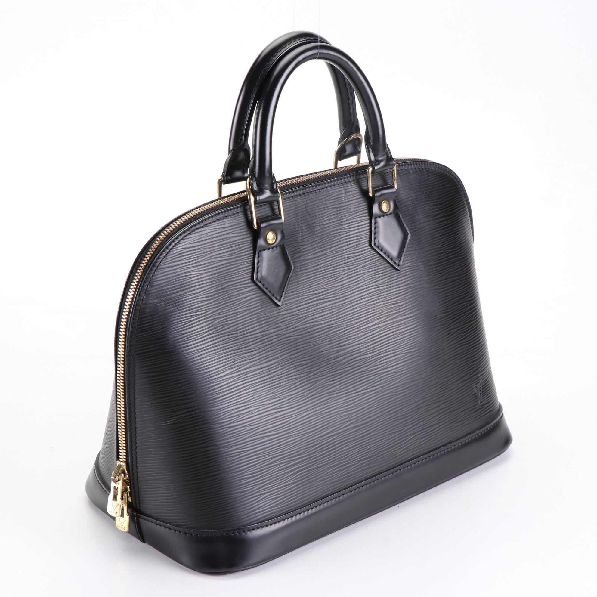 Louis Vuitton Alma PM in Black Epi Leather
